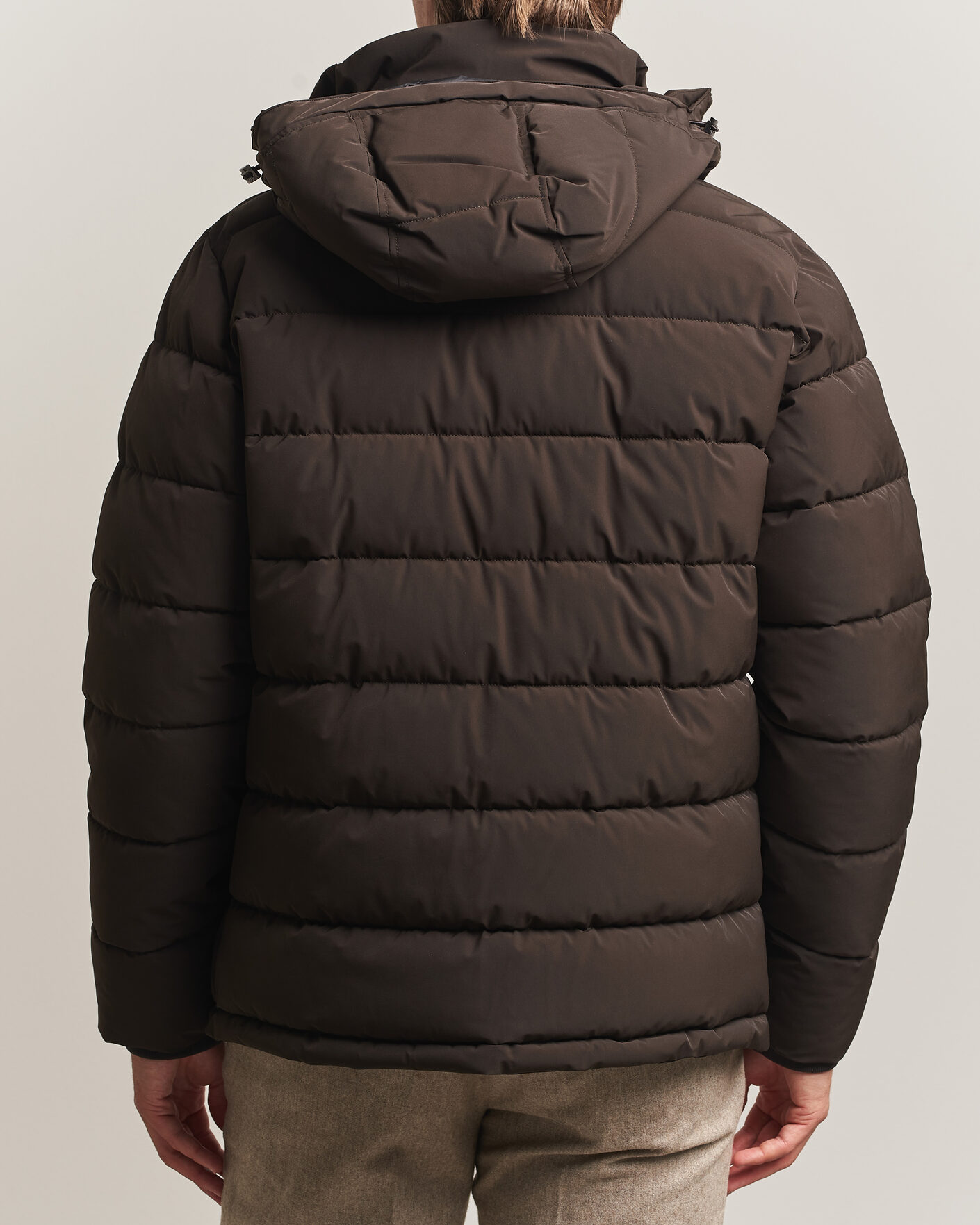 Herren | Jacken | Oscar Jacobson | Hooded Puffer Jacket Brown