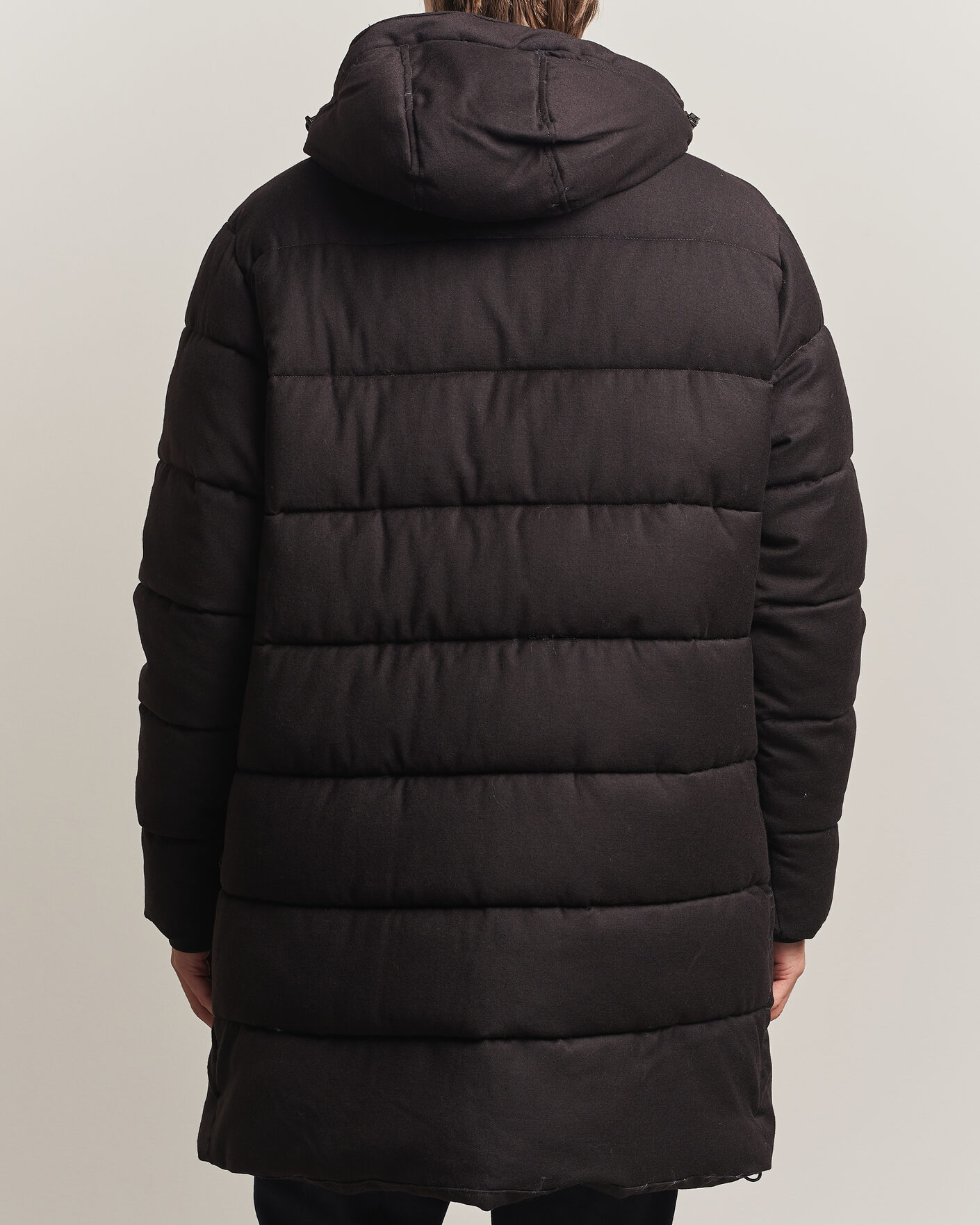 Herren | Jacken | Oscar Jacobson | Padded Flannel Parka Brown