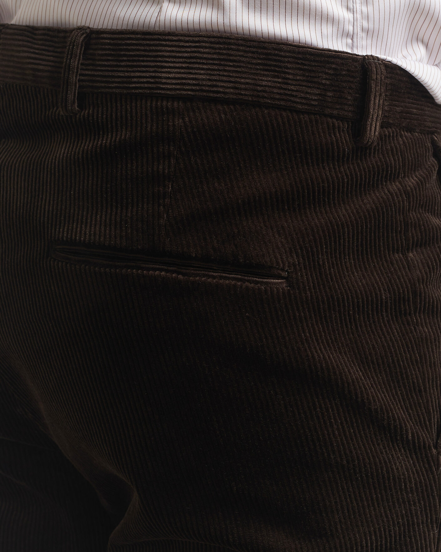 Herren | Hosen | Oscar Jacobson | Dandy Corduroy Trousers Dark Brown