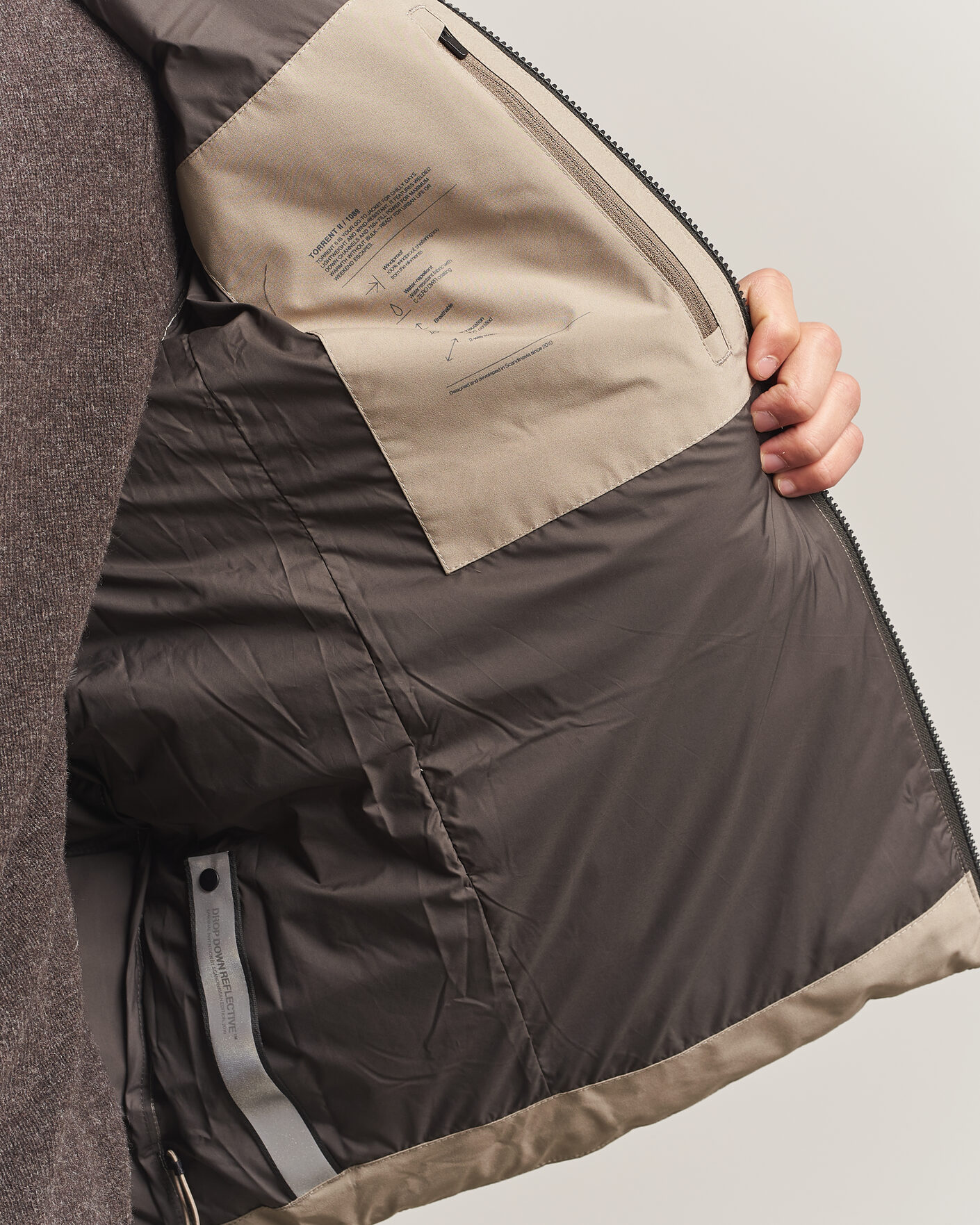 Herren | Jacken | Scandinavian Edition | Torrent II Hooded Puffer Jacket Sand