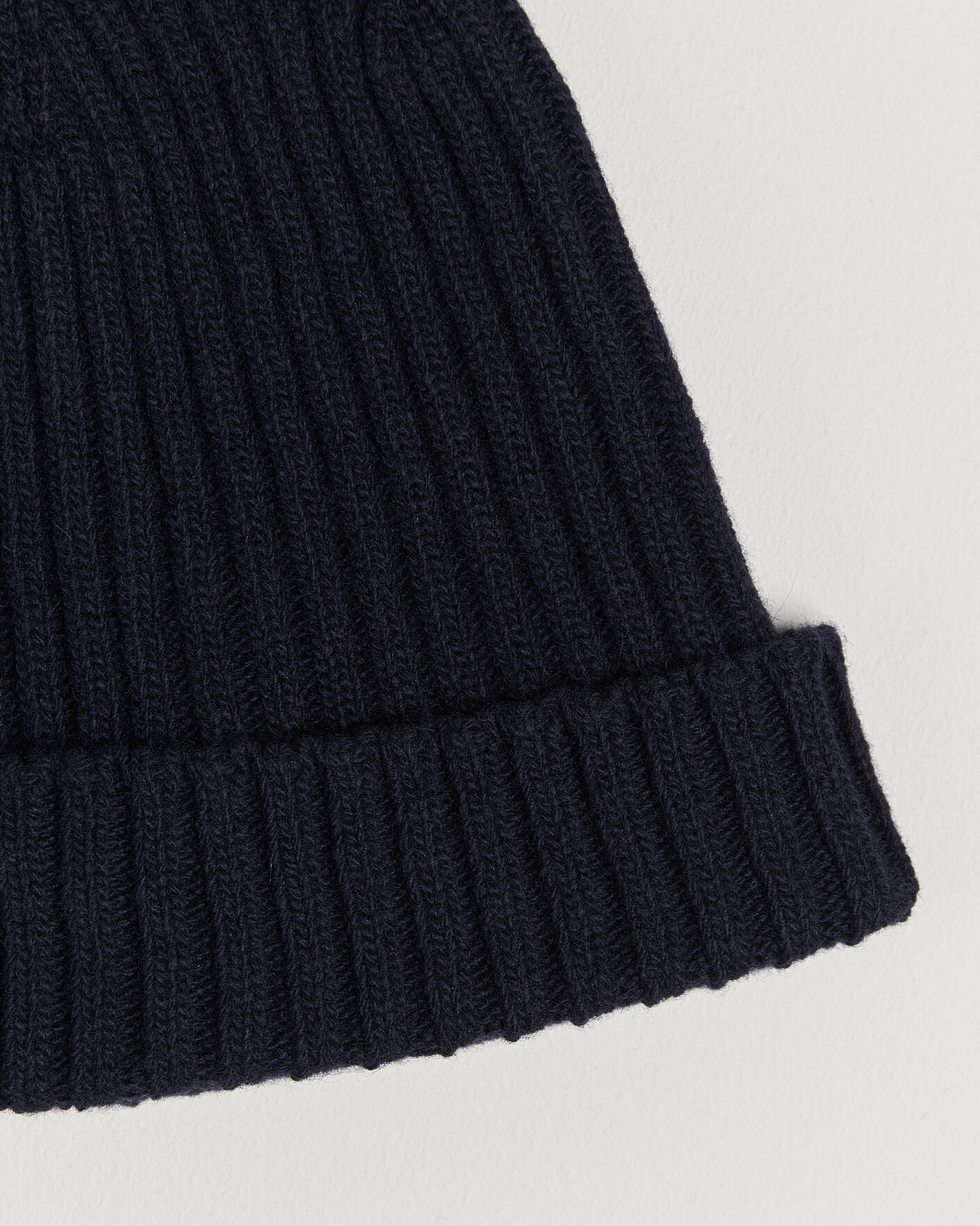 Herren | Mützen | Stenströms | Brushed Merino Beanie Navy