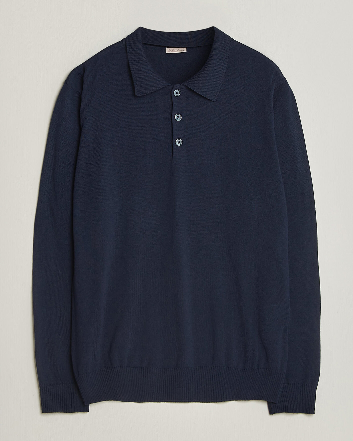 Herren | Pullover | Stenströms | Merino Polo Navy