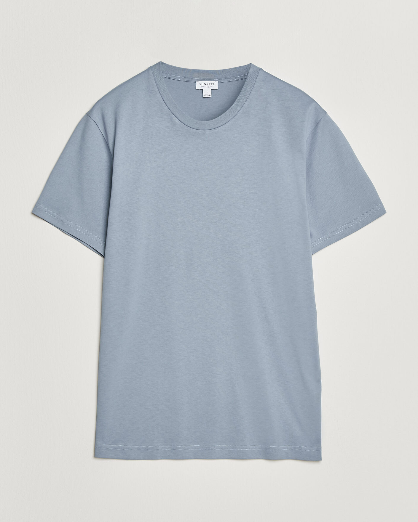 Herren | T-Shirts | Sunspel | Riviera Midweight T-Shirt Powder Blue