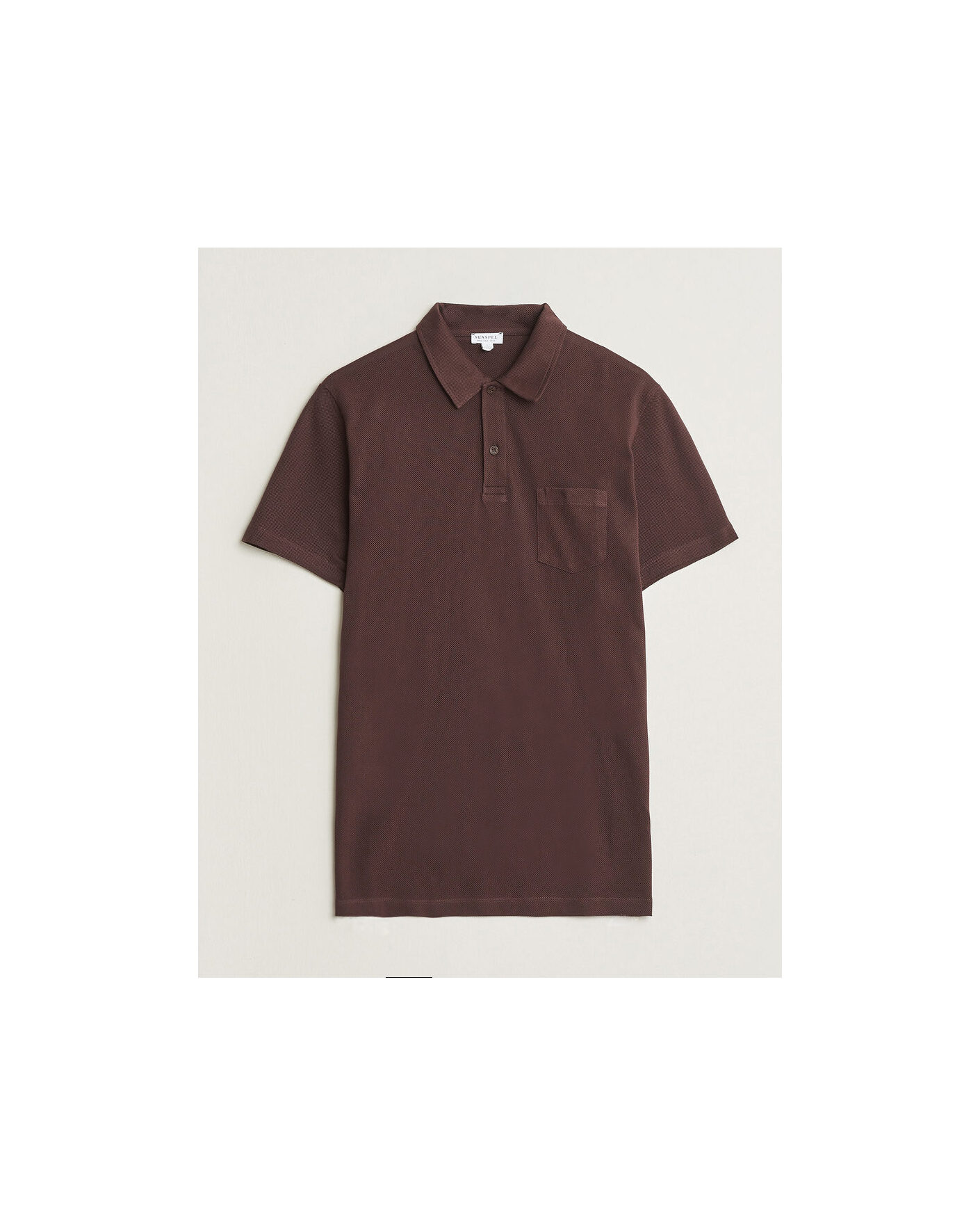 Herren | Poloshirts | Sunspel | Riviera Polo Shirt Dark Brown
