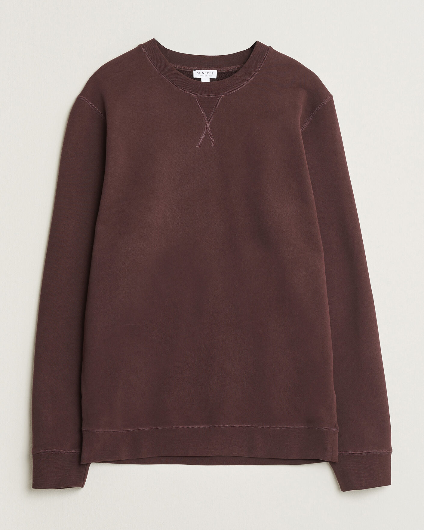 Herren | Pullover | Sunspel | Loopback Sweatshirt Dark Brown