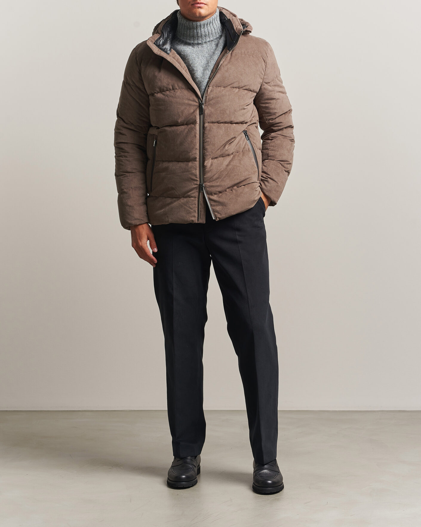 Herren | Jacken | UBR | Concord Jacket Savile Neo Suede Sand