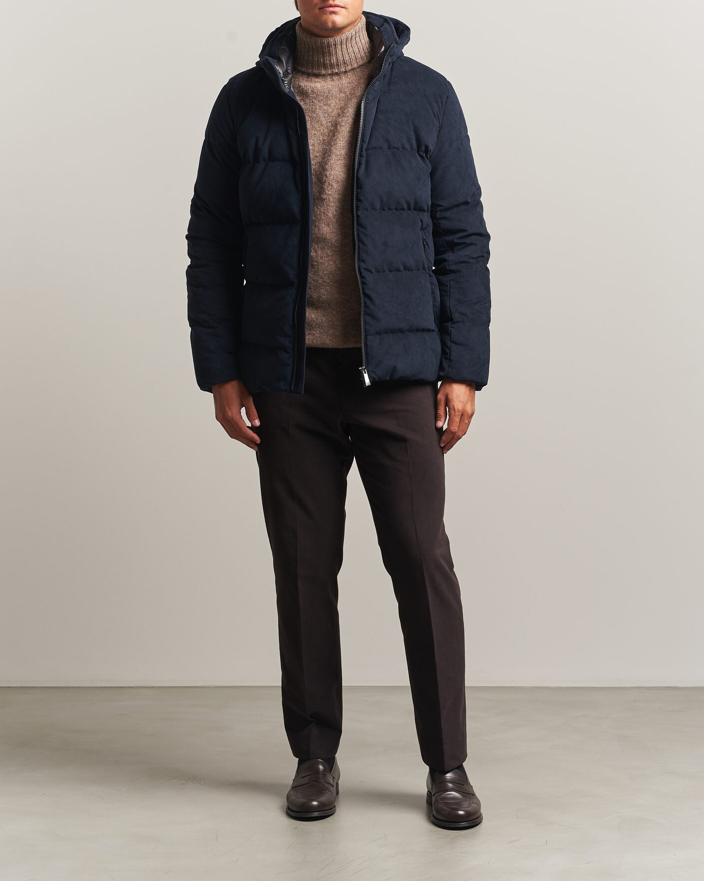 Herren | Jacken | UBR | Concord Jacket Savile Neo Suede Navy
