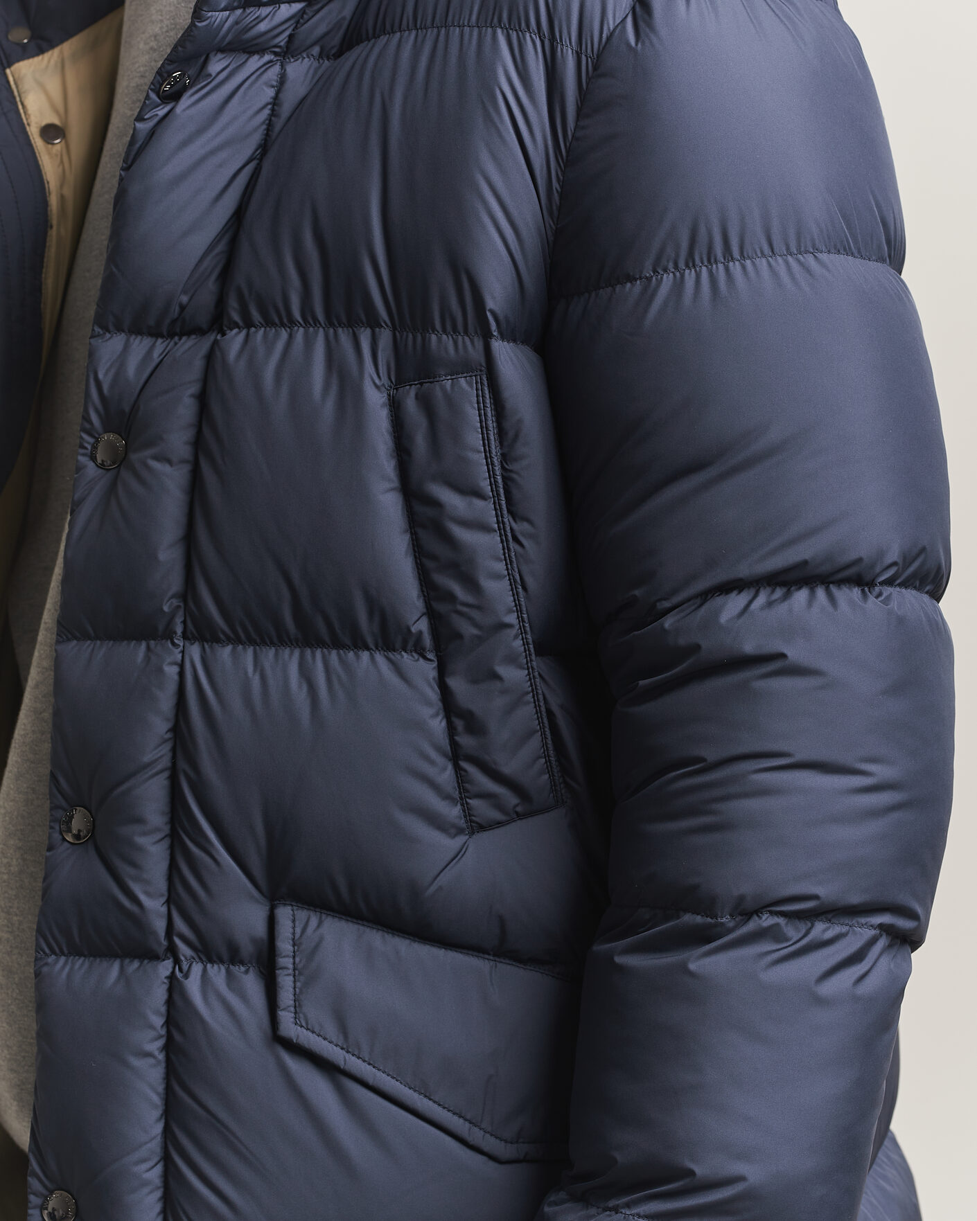 Herren | Jacken | Woolrich | Cloud Davis Parka Melton Blue
