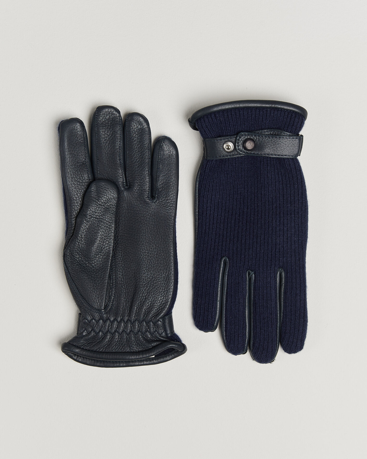 Herren | Handschuhe | Hestra | Christopher Cashmere/Elkskin Glove Navy