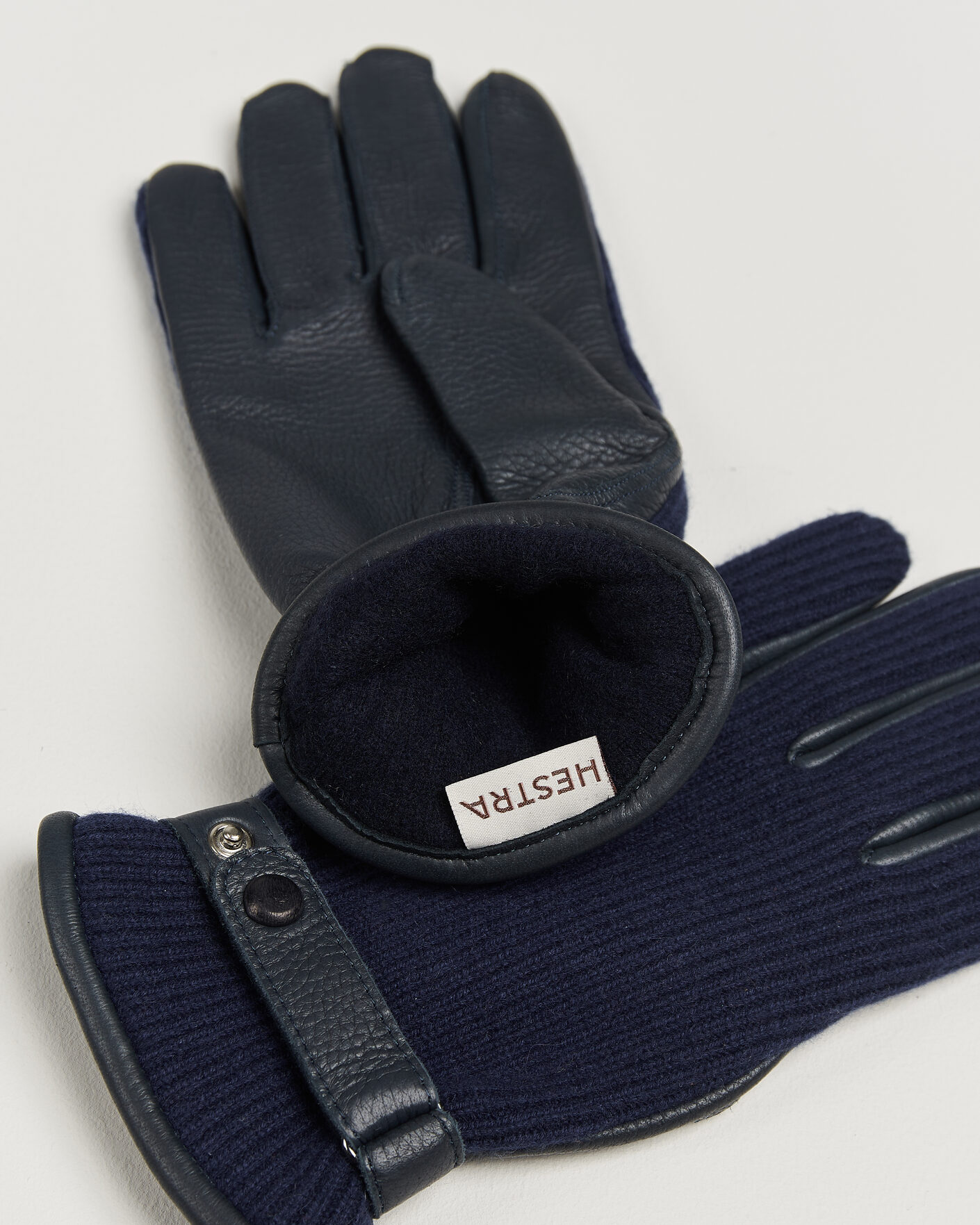 Herren | Handschuhe | Hestra | Christopher Cashmere/Elkskin Glove Navy