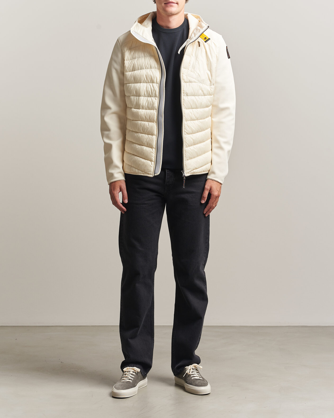 Herren | Jacken | Parajumpers | Nolan Warm Up Hybrid Hooded Jacket Warm Ivory