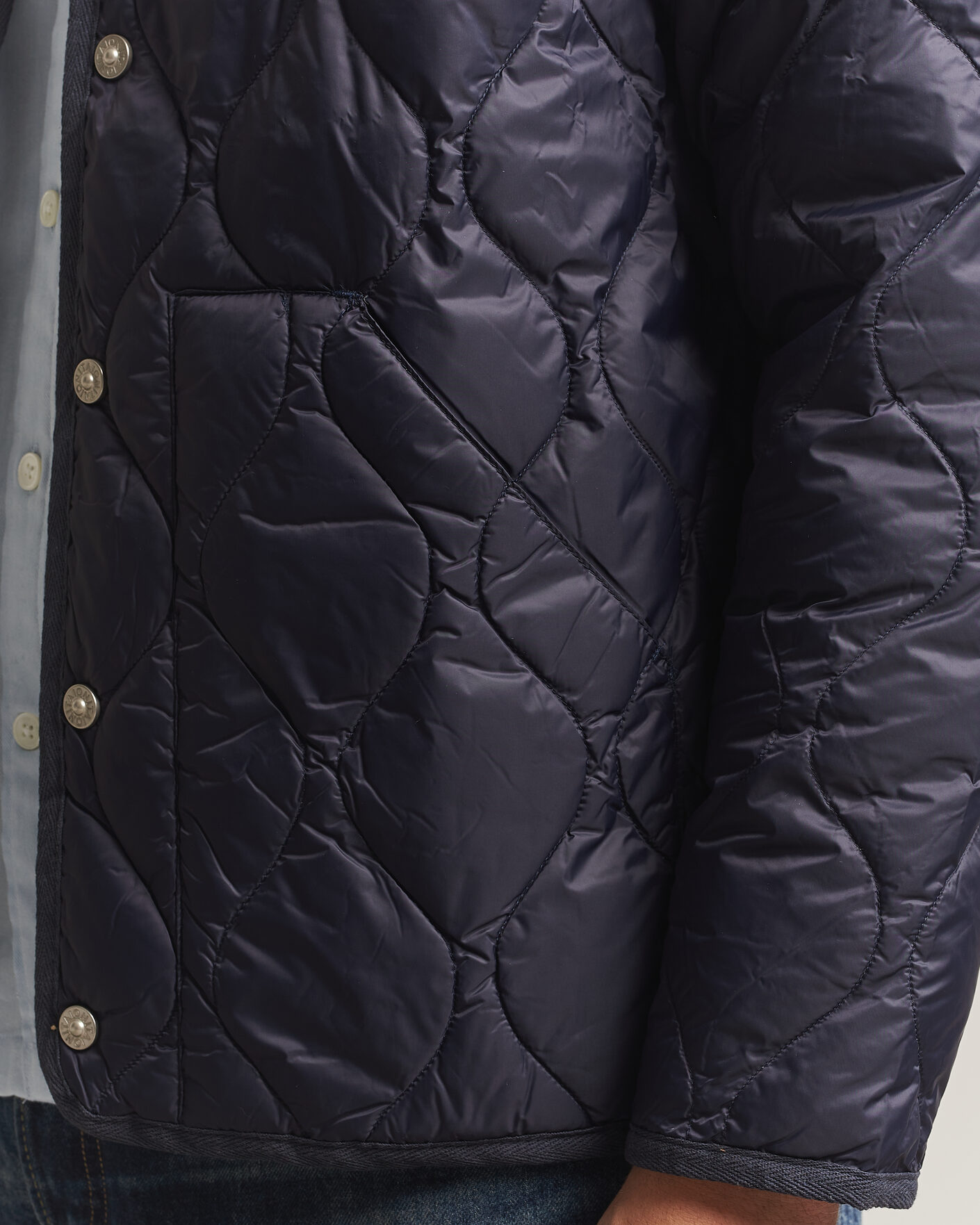Herren | Jacken | TAION | Military Crew Neck Down Jacket Dark Navy