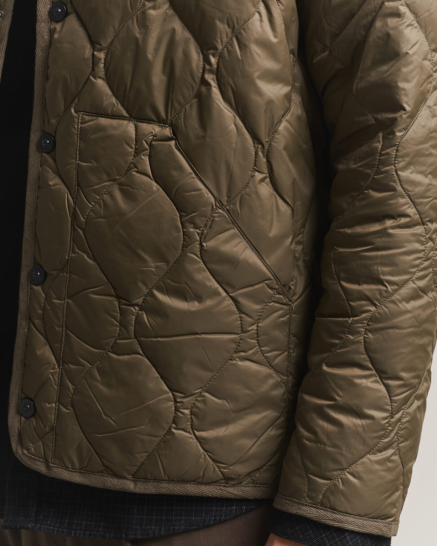 Herren | Jacken | TAION | Military Crew Neck Down Jacket Dark Olive