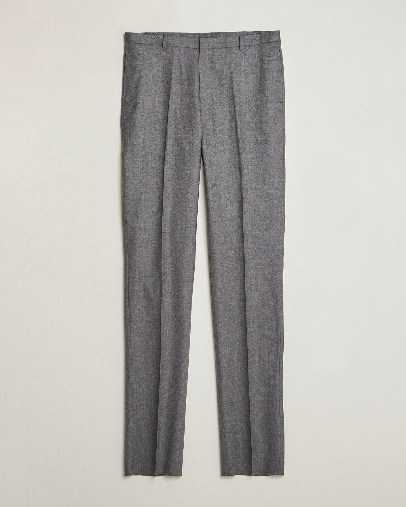 Herren | Hosen | Kamakura Shirts | Saxony Wool Ivy Trousers Mid Gray
