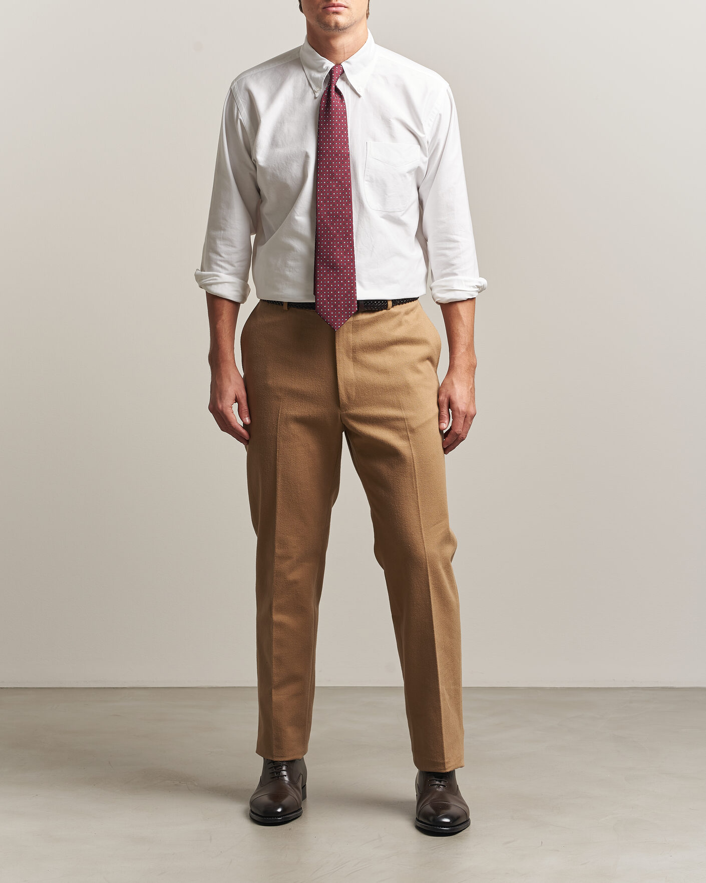 Herren | Hemden | Kamakura Shirts | Ametora Japanese Oxford BD Shirt White