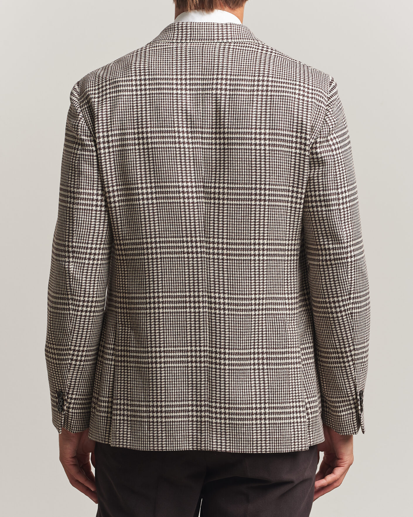 Herren | Sakkos | Lardini | Wool/Cashmere Checked Blazer Brown