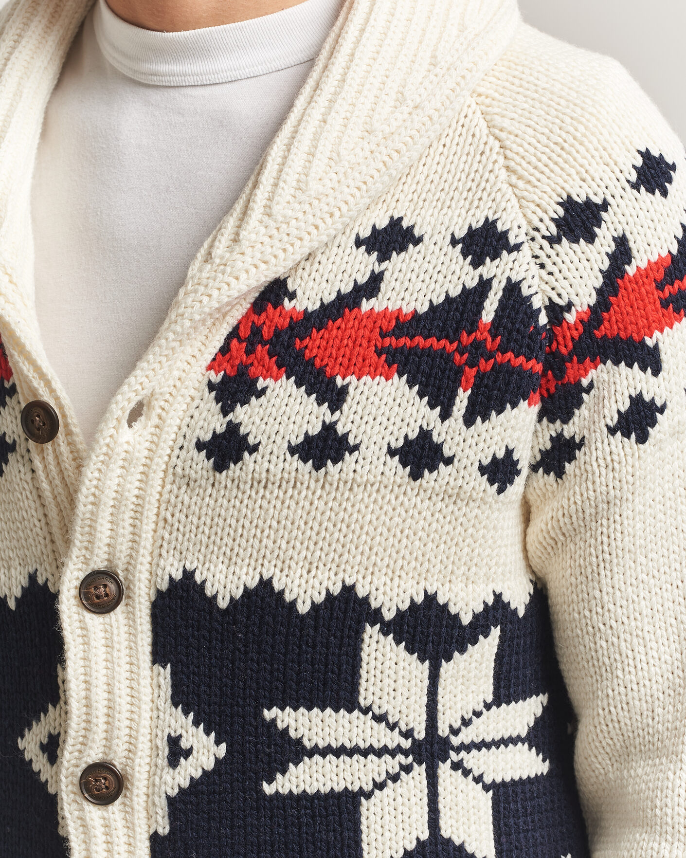 Herren | Pullover | MC2 Saint Barth | Archer Cardigan Nordic Aztec