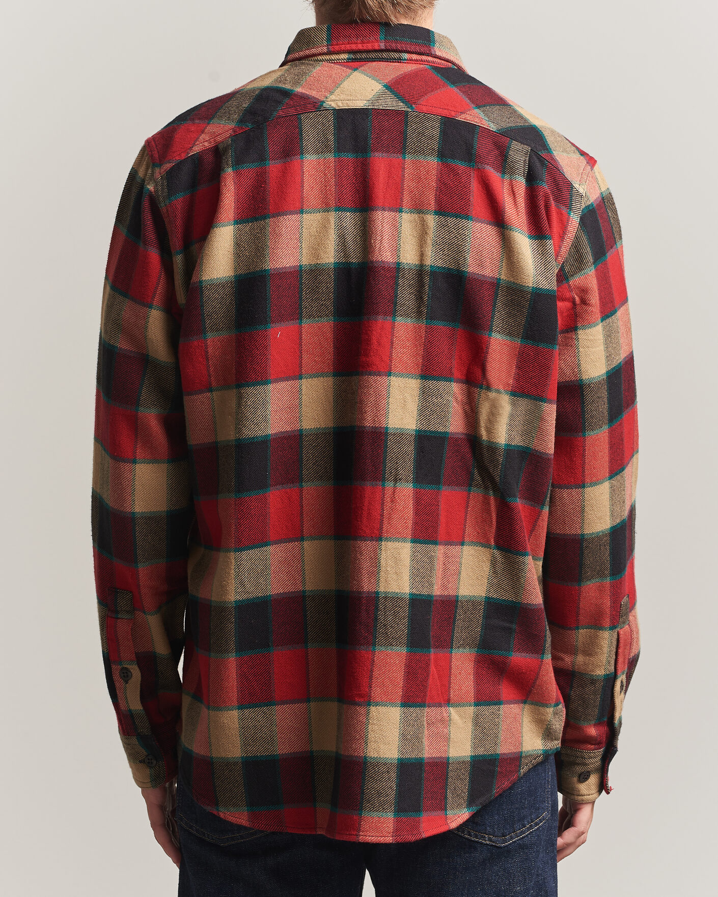 Herren | Hemden | Filson | Vintage Flannel Work Shirt Red/Cream