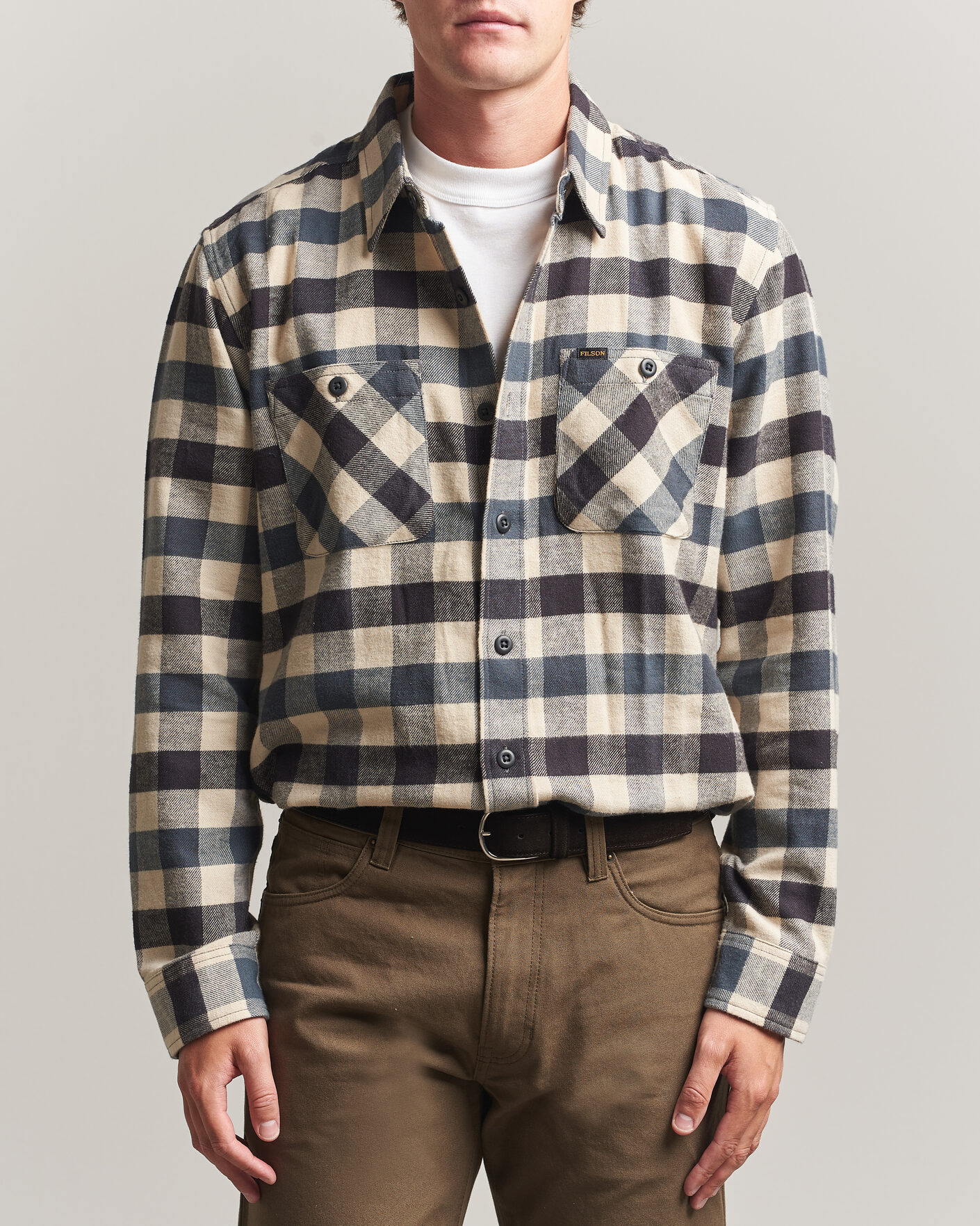 Herren | Hemden | Filson | The Rangeland Flannel Shirt Charcoal