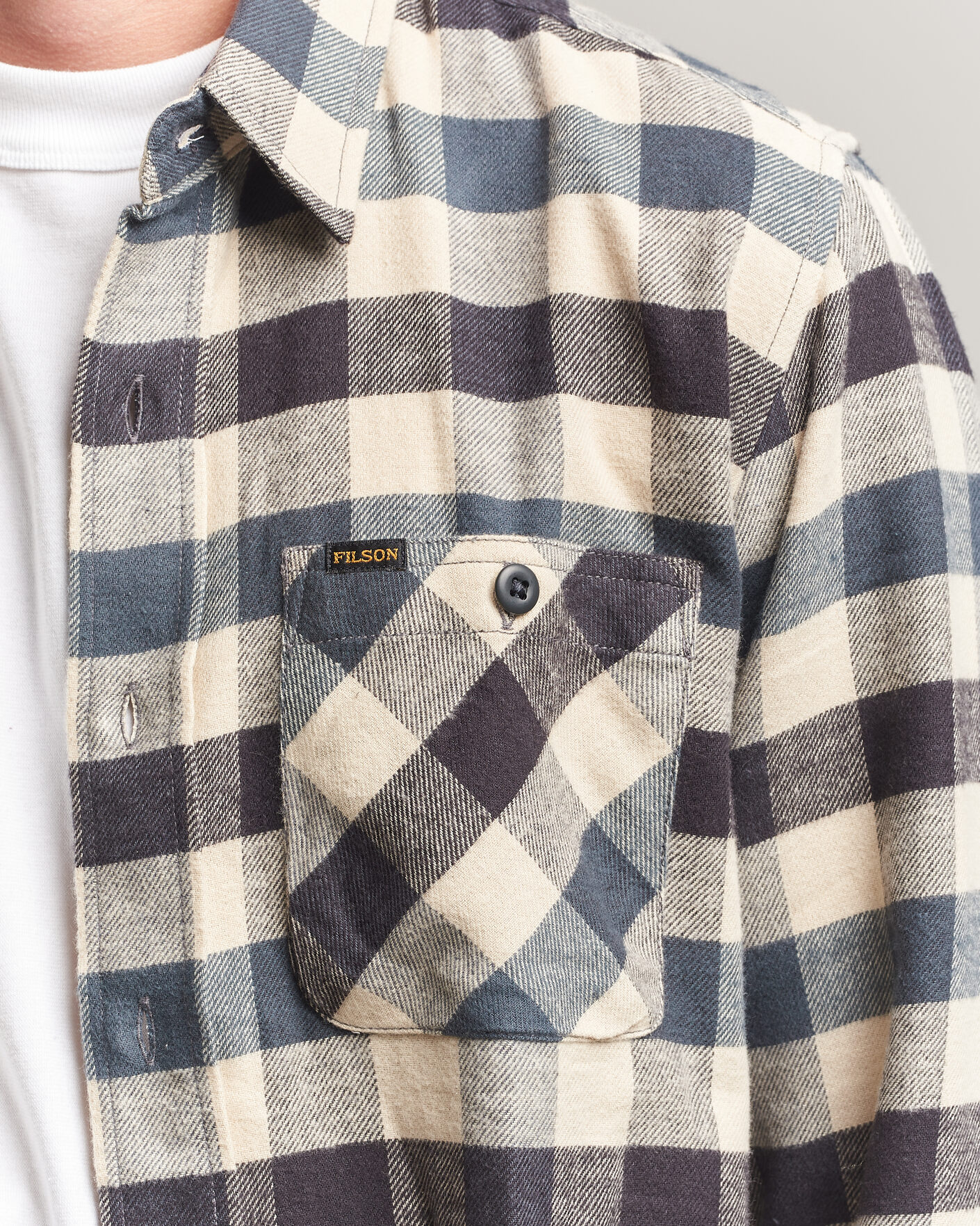Herren | Hemden | Filson | The Rangeland Flannel Shirt Charcoal