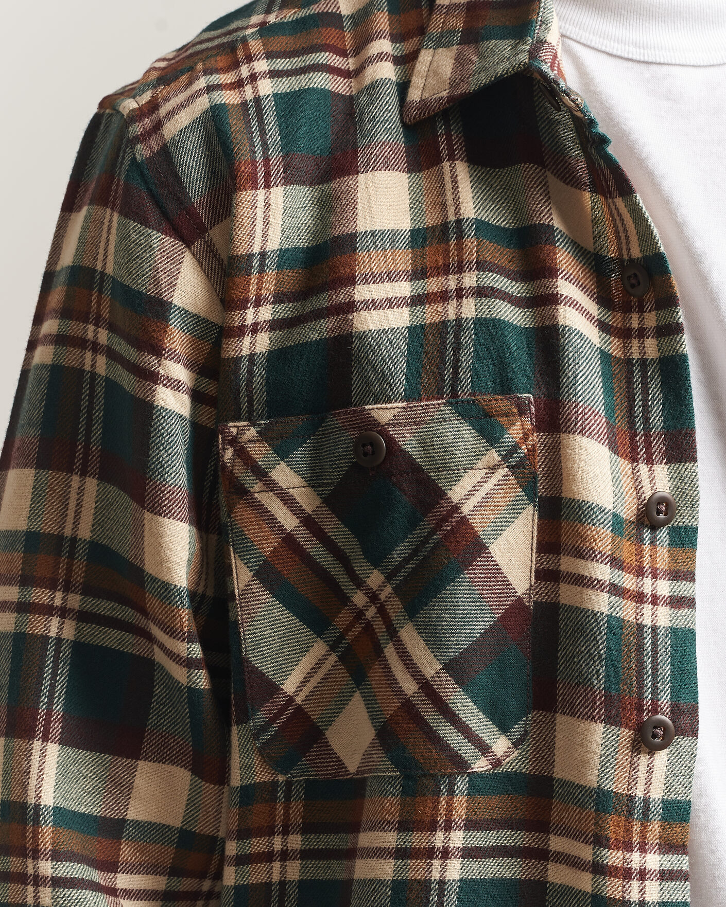 Herren | Hemden | Filson | The Rangeland Flannel Shirt Green