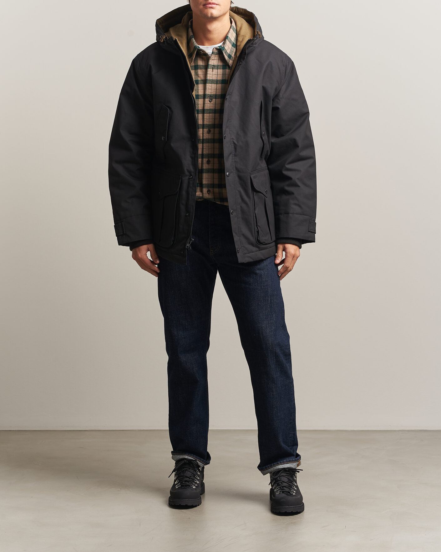 Herren | Jacken | Filson | Waxed Mountain Parka Black