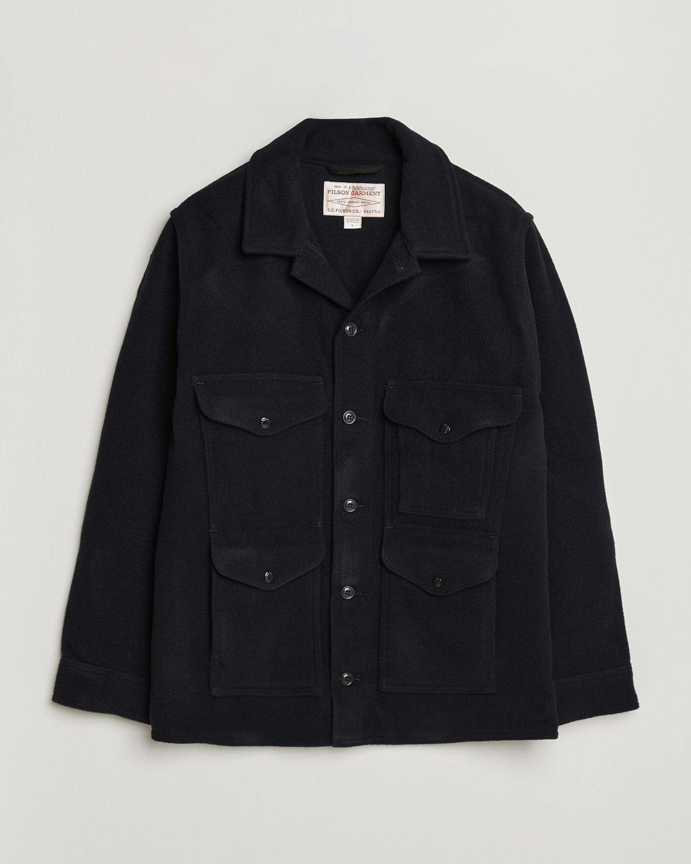 Herren | Jacken | Filson | Mackinaw Wool Cruiser Dark Navy