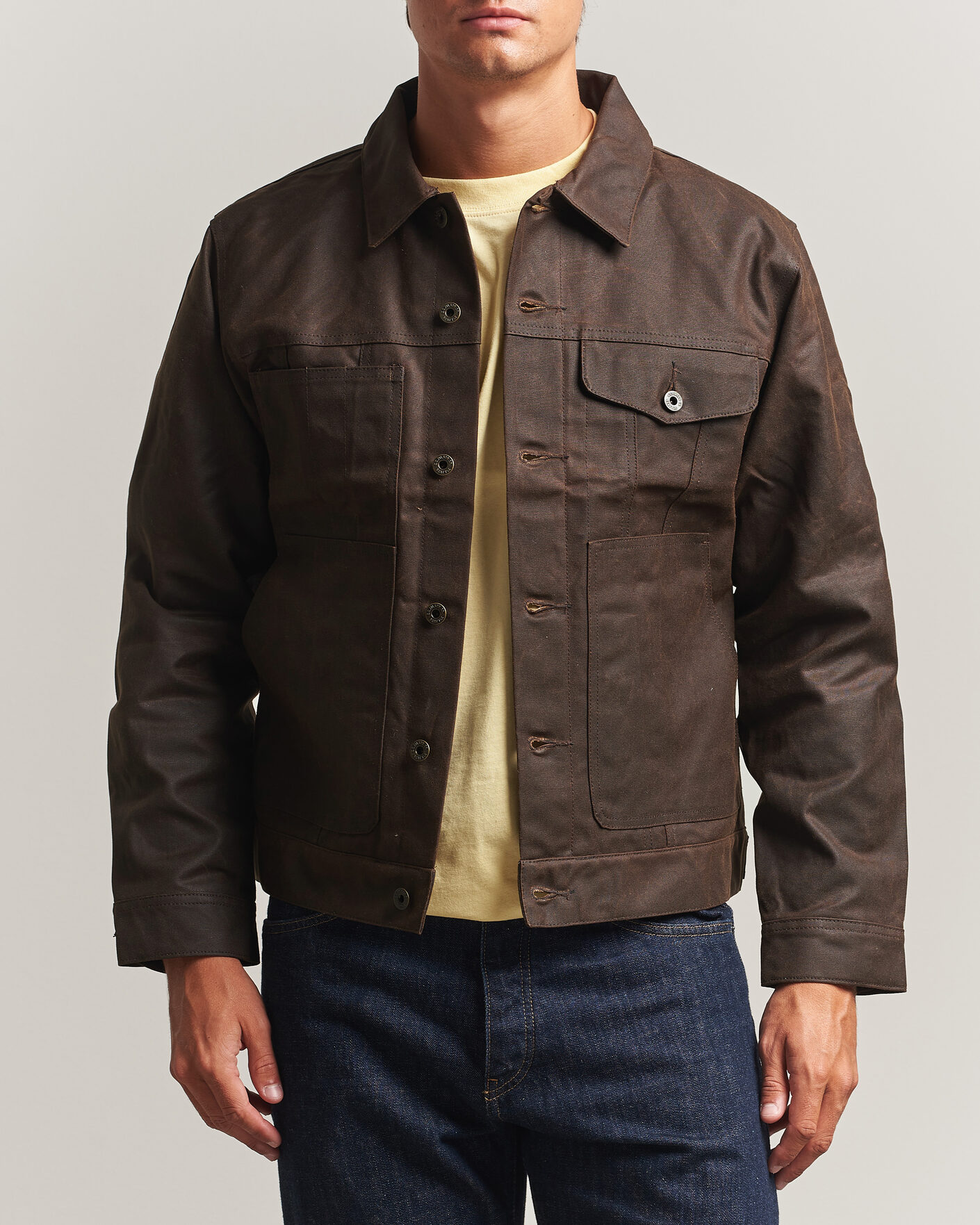 Filson Short Lined Tin Cloth Cruiser Black bei Care of Carl