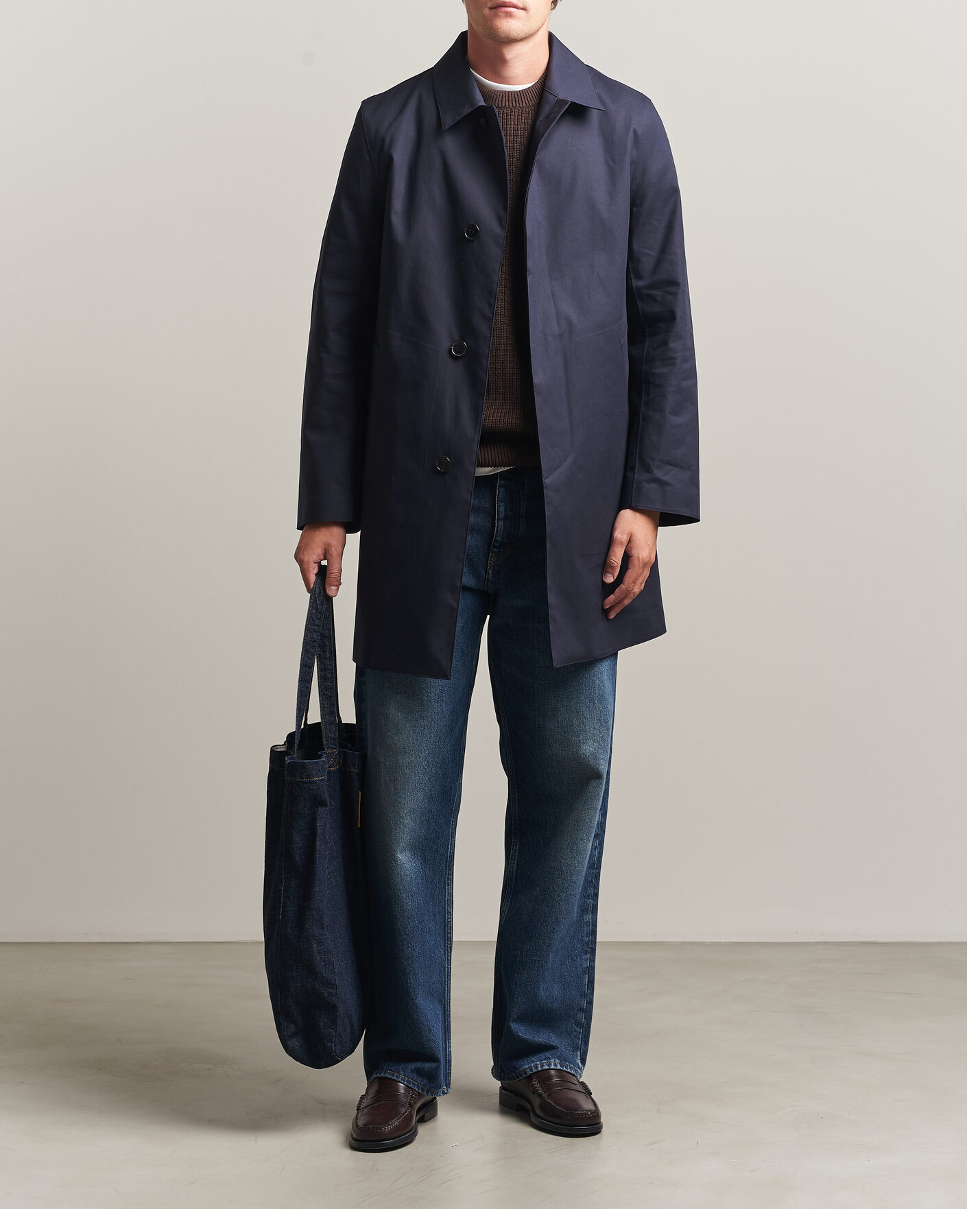Herren | Jacken | Mackintosh | Dunoon Car Coat Navy