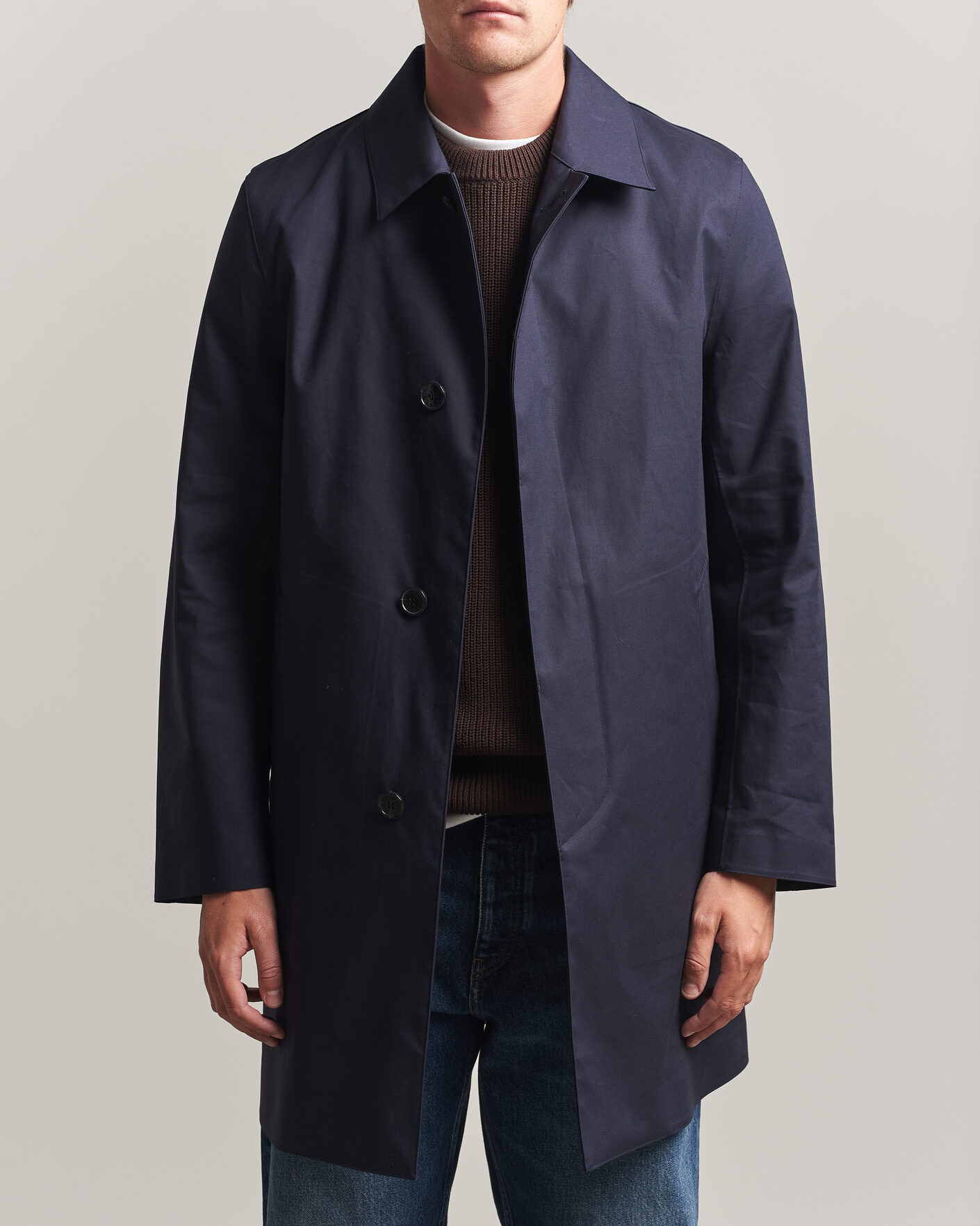 Herren | Jacken | Mackintosh | Dunoon Car Coat Navy