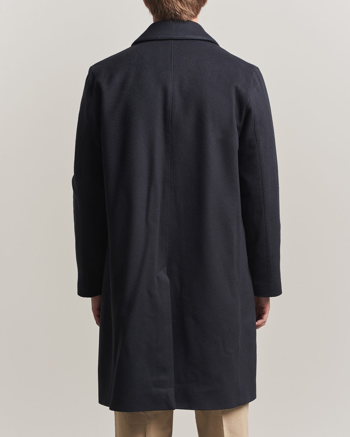 Herren | Jacken | Mackintosh | Dunkeld Wool/Cashmere Coat Navy