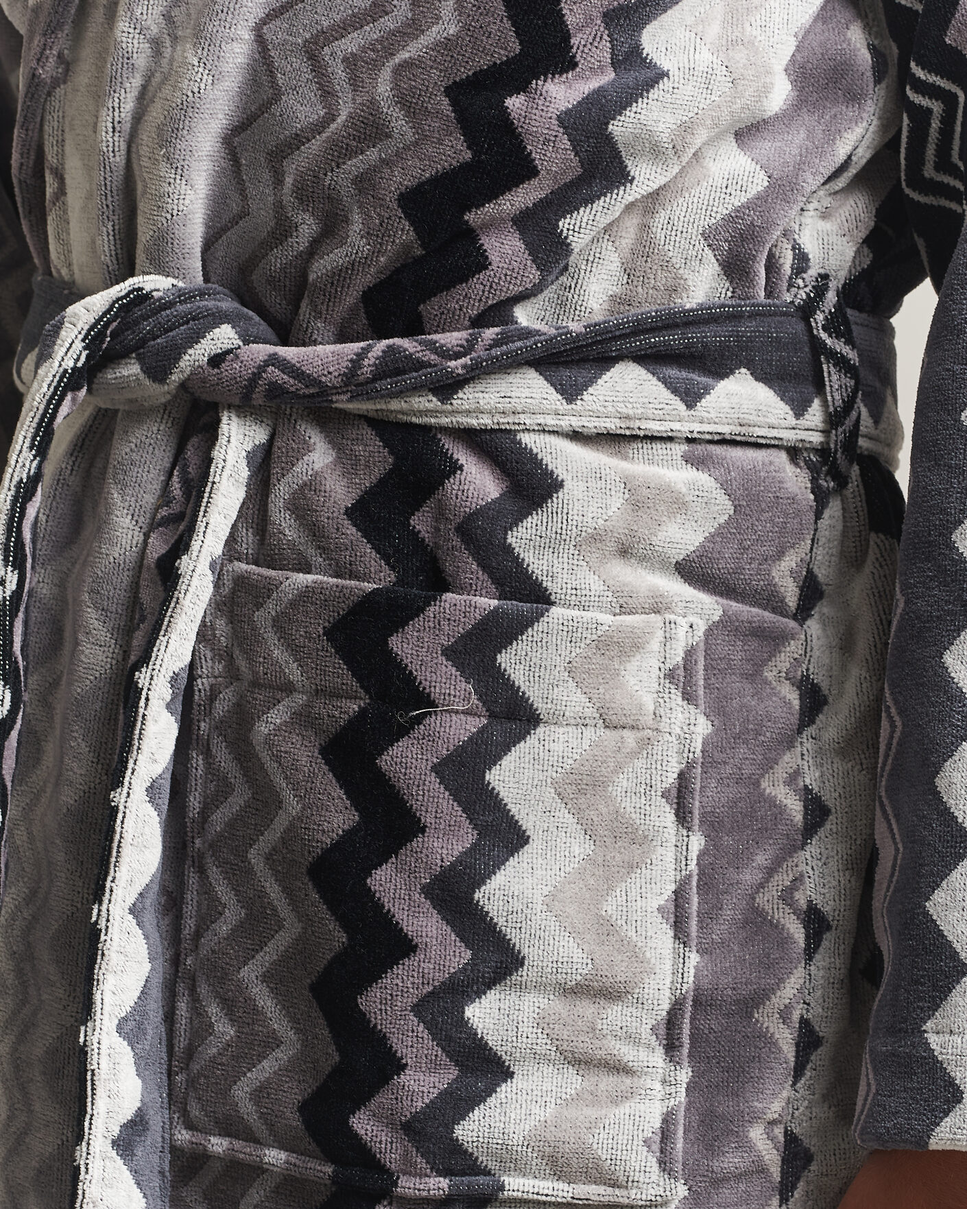 Herren | Schlafanzüge & Bademäntel | Missoni Home | Giacomo Hooded Bathrobe Multi Black