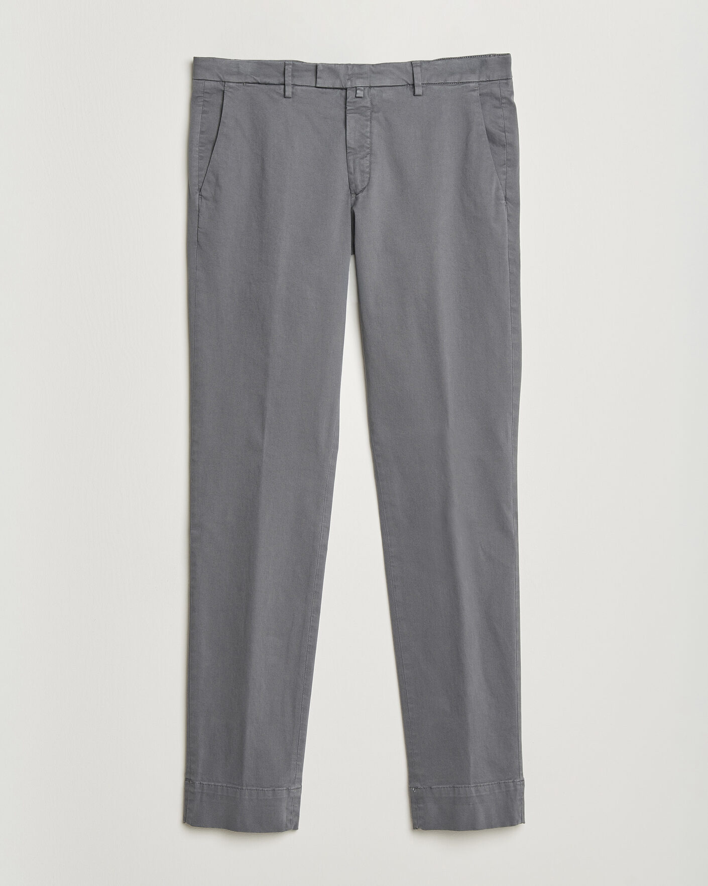 Herren | Hosen | Briglia 1949 | Slim Fit Cotton Stretch Trousers Grey