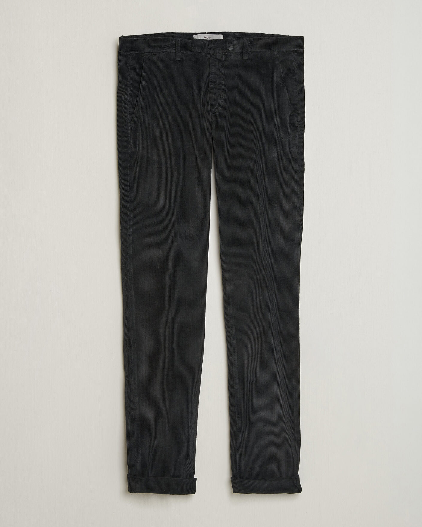 Herren | Hosen | Briglia 1949 | Slim Fit Corduroy Trousers Black