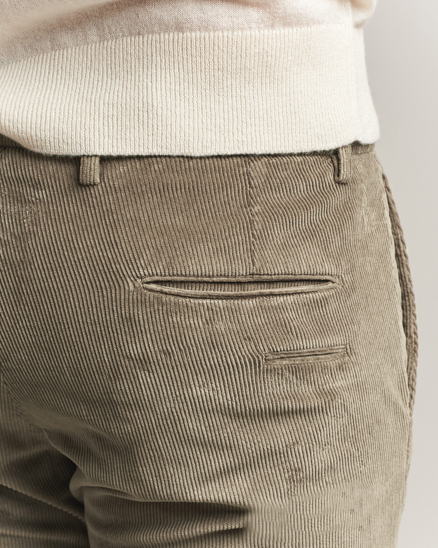 Herren | Hosen | Briglia 1949 | Slim Fit Corduroy Trousers Taupe