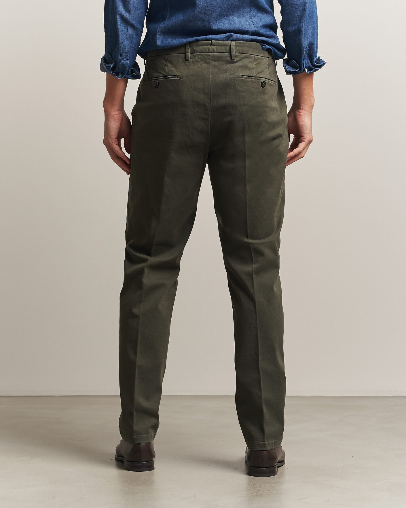 Herren | Hosen | Briglia 1949 | Soho Tailored Easy Fit Chino Olive