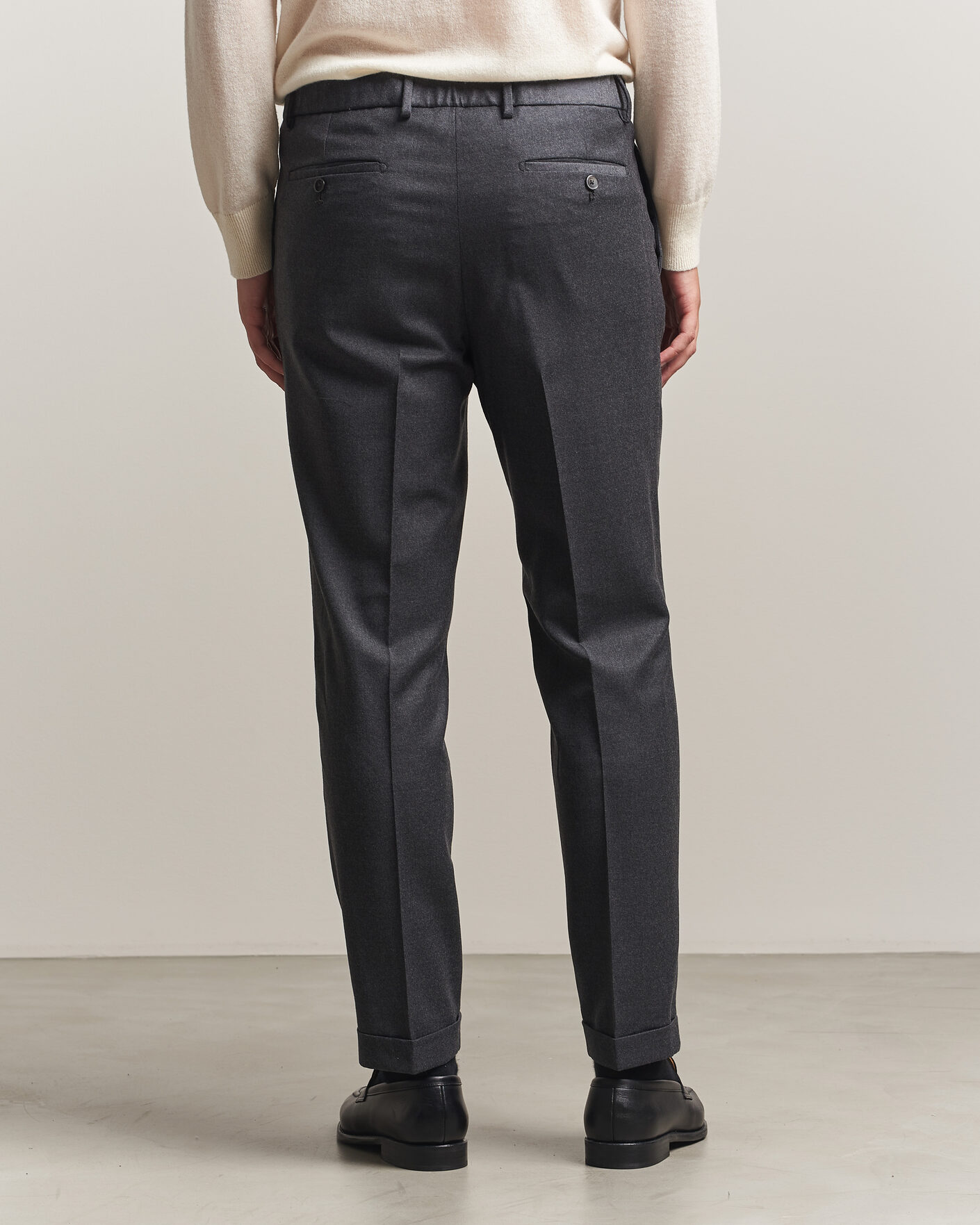 Herren | Hosen | Briglia 1949 | Isola Stretch Flannel Trousers Grey