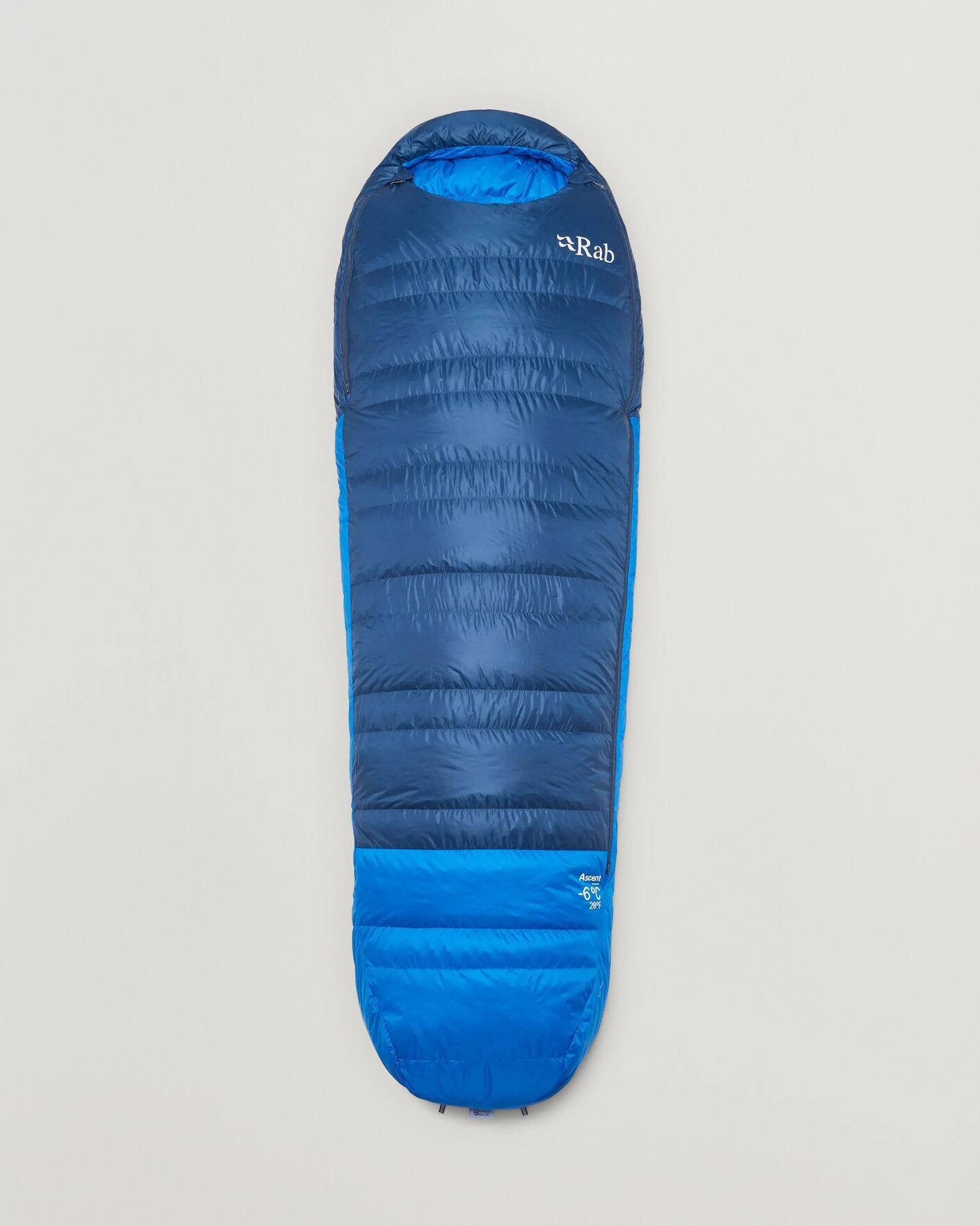 Herren | Outdoor living | Rab | Ascent -6 Sleeping Bag Regular Tempest Blue/Maya Blue