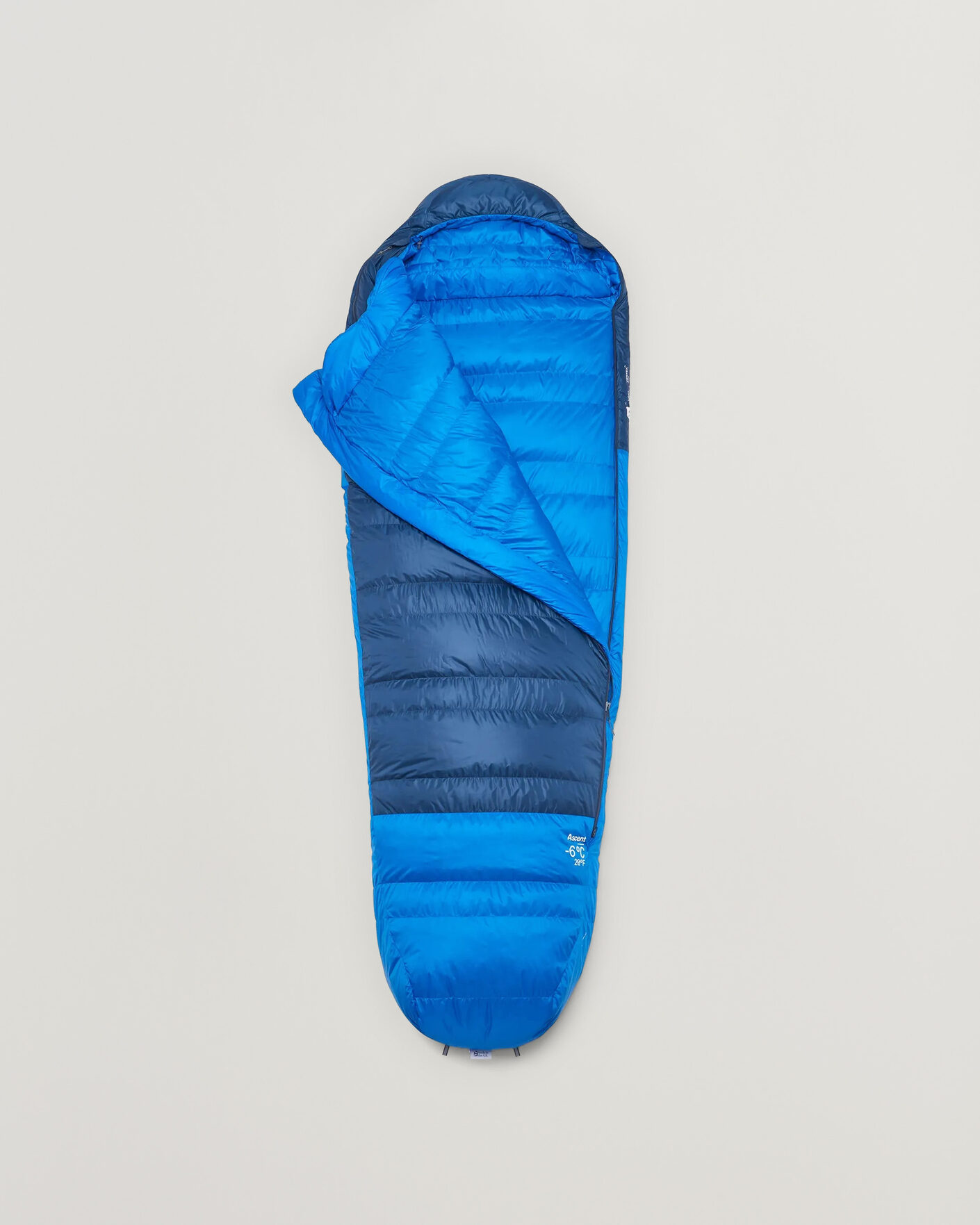 Herren | Outdoor living | Rab | Ascent -6 Sleeping Bag Regular Tempest Blue/Maya Blue