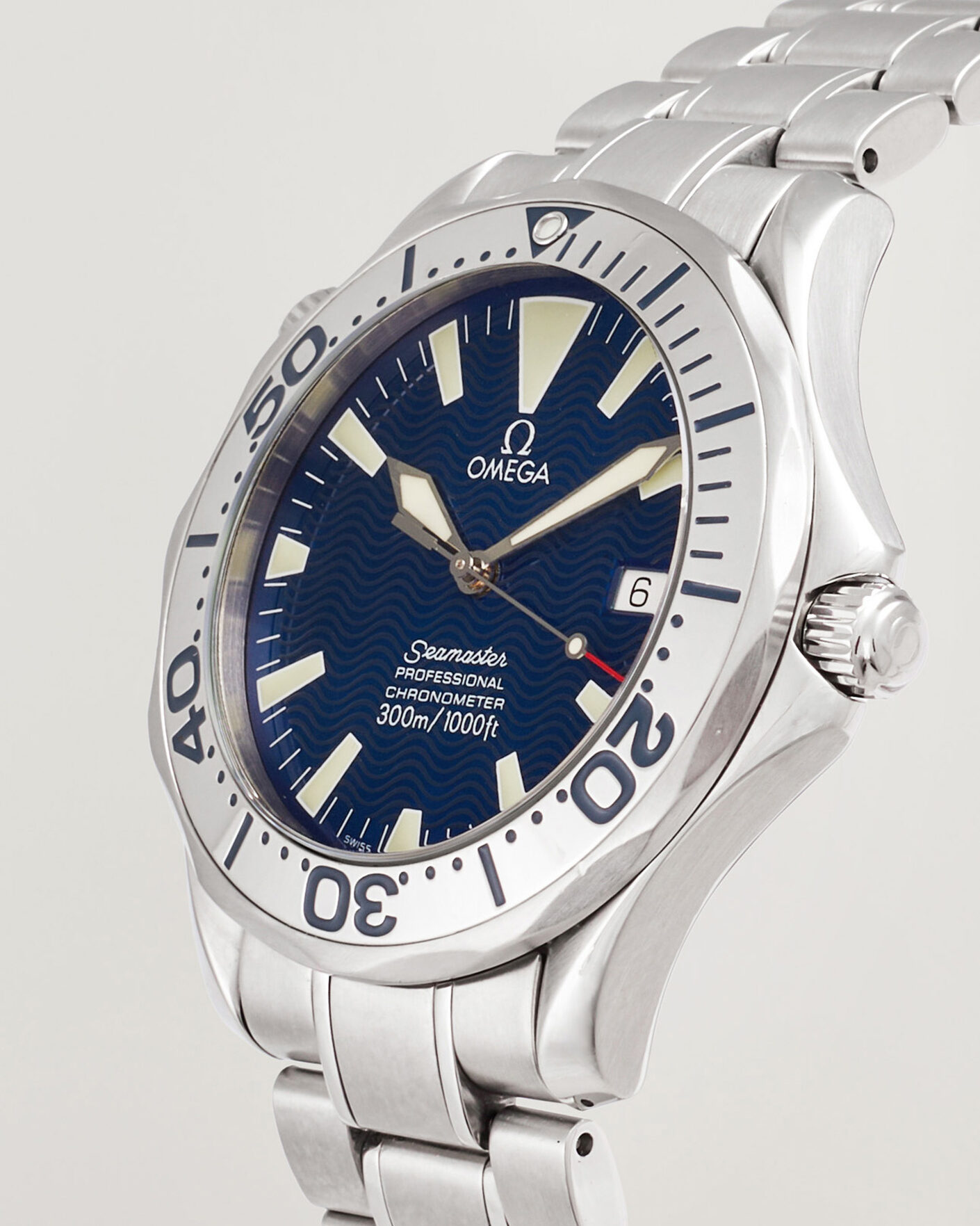 Herren | Pre-Owned & Vintage Watches | Omega Pre-Owned | Seamaster 300M Electric Blue 