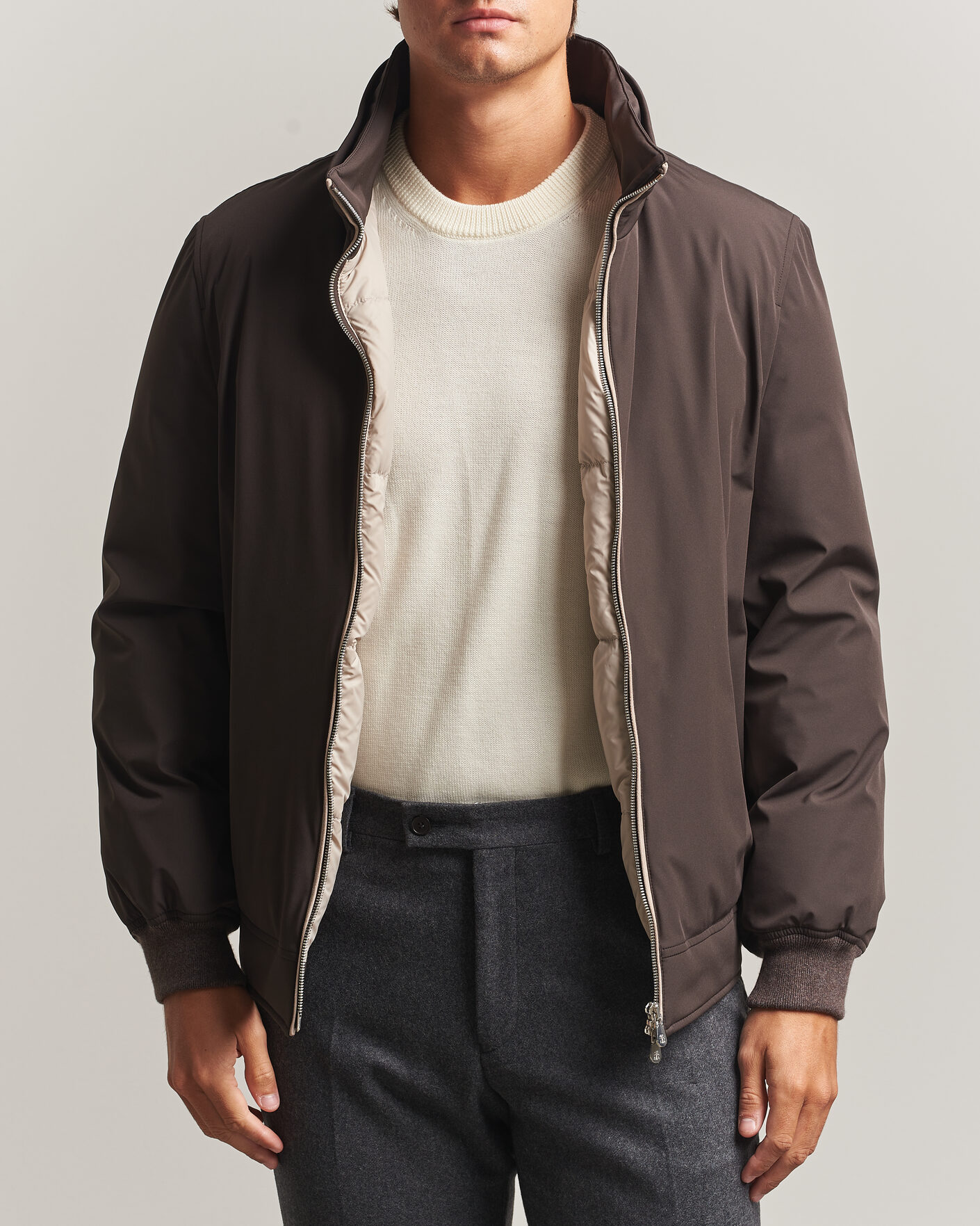 Herren | Jacken | Brunello Cucinelli | Padded Jacket Dark Brown