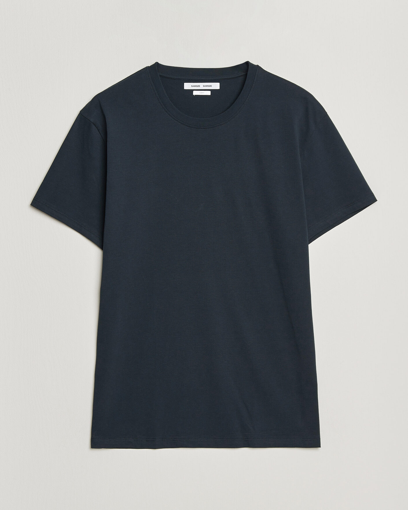 Herren | T-Shirts | Samsøe Samsøe | Kronos Cotton T-Shirt Salute Navy