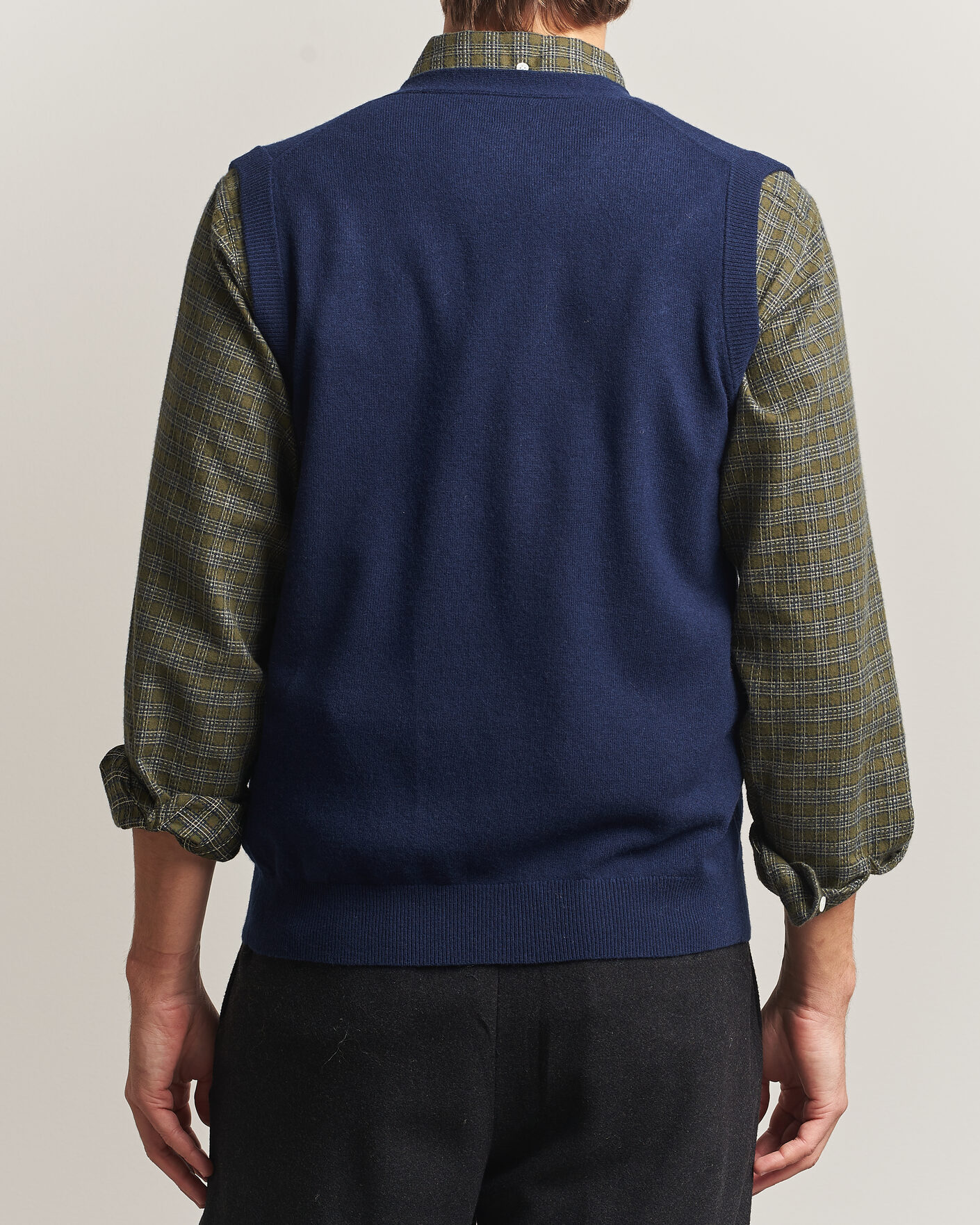 Herren | Pullover | BEAMS PLUS | Button Knit Vest Navy