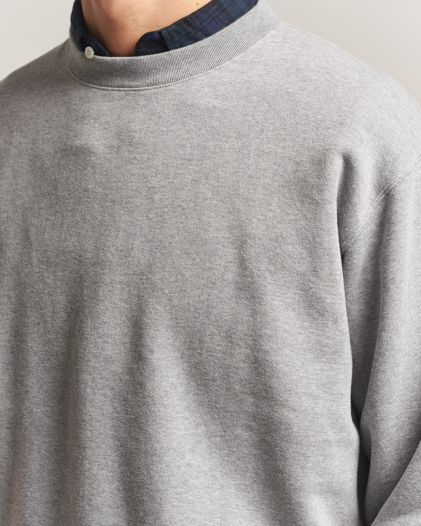 Herren | Pullover | BEAMS PLUS | Soft Sweat Crew Neck Grey