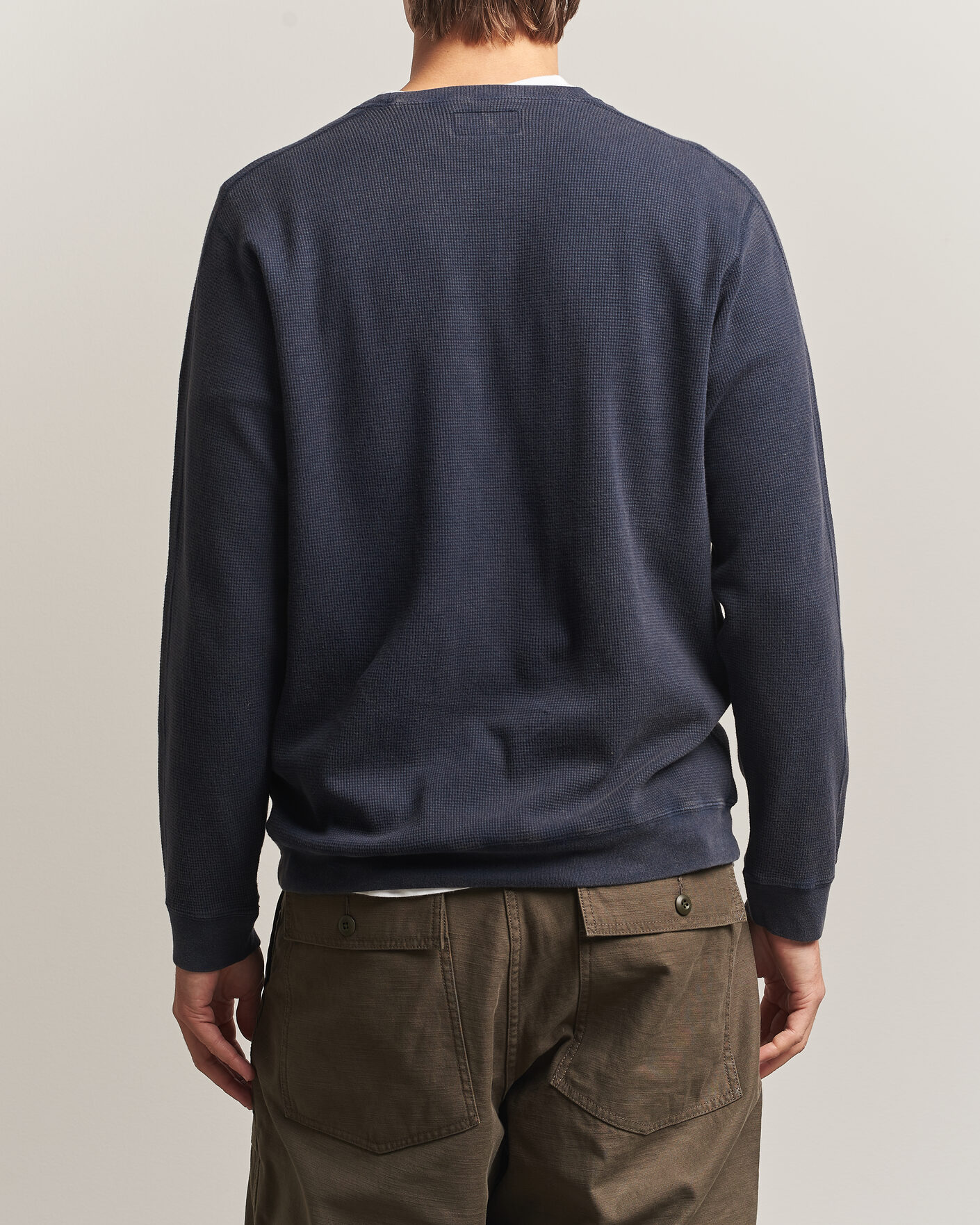 Herren | T-Shirts | BEAMS PLUS | Fade Thermal Crew Navy