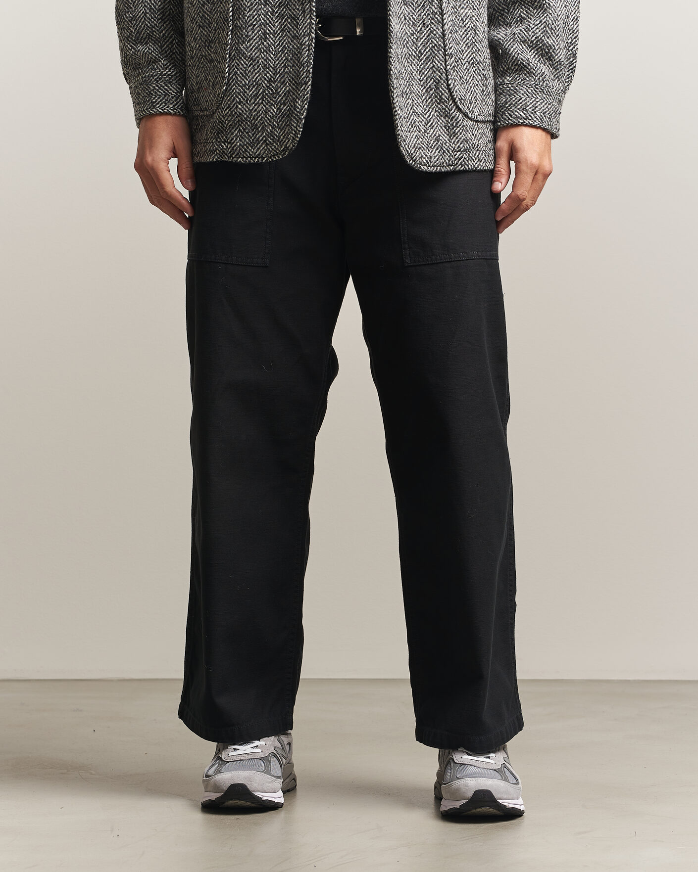 Herren | Hosen | BEAMS PLUS | MIL Utility Sateen Trousers Black