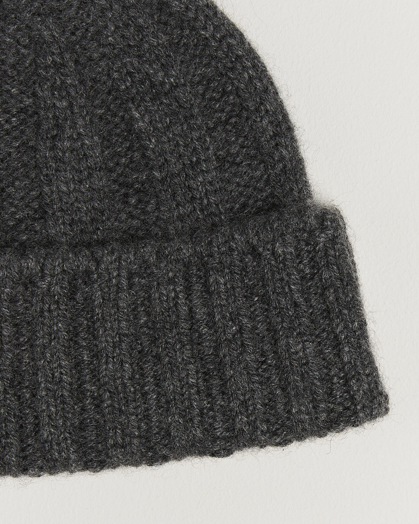 Herren | Mützen | BEAMS PLUS | Cashmere Rib Beanie Grey