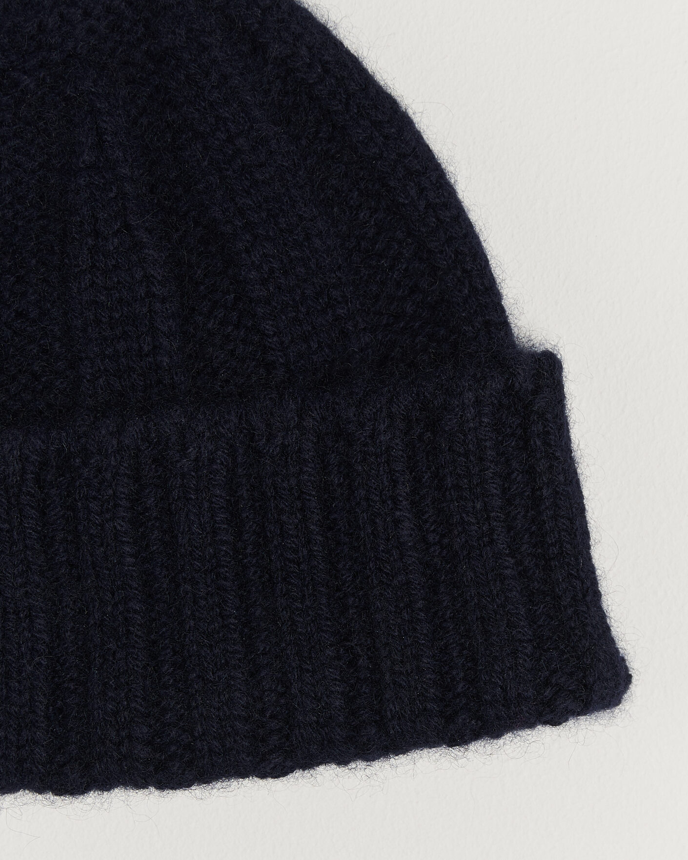 Herren | Mützen | BEAMS PLUS | Cashmere Rib Beanie Navy