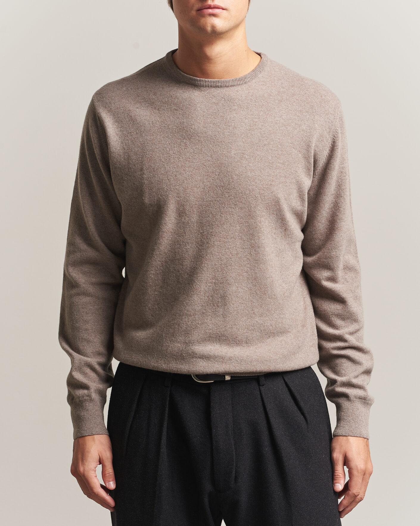Herren | Pullover | Morgano | Wool/Cashmere Crewneck Walnut
