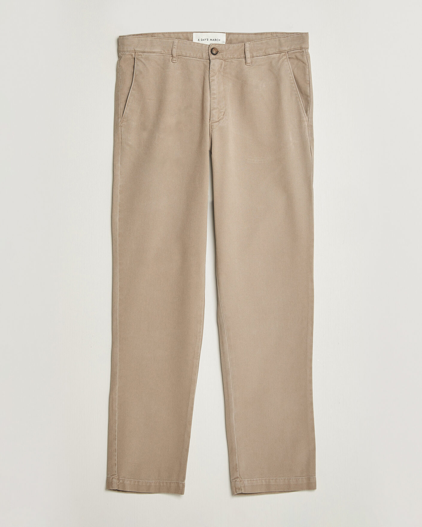 Herren | Hosen | A Day's March | Miller Cotton/Lyocell Trousers Greige